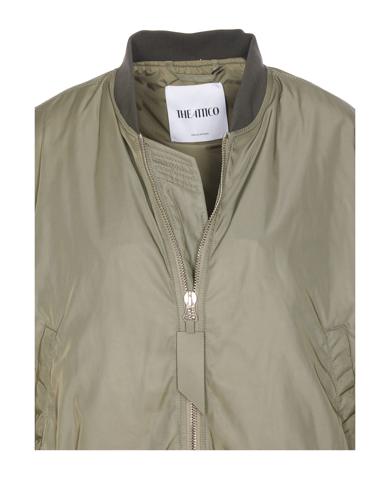 The Attico Anja Bomber - Green