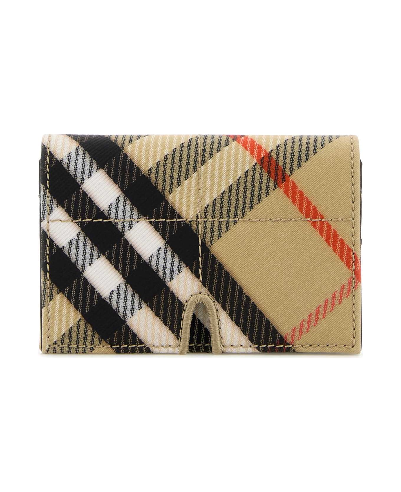 Burberry Embroidered Canvas Card Holder - SANDIPCHECK