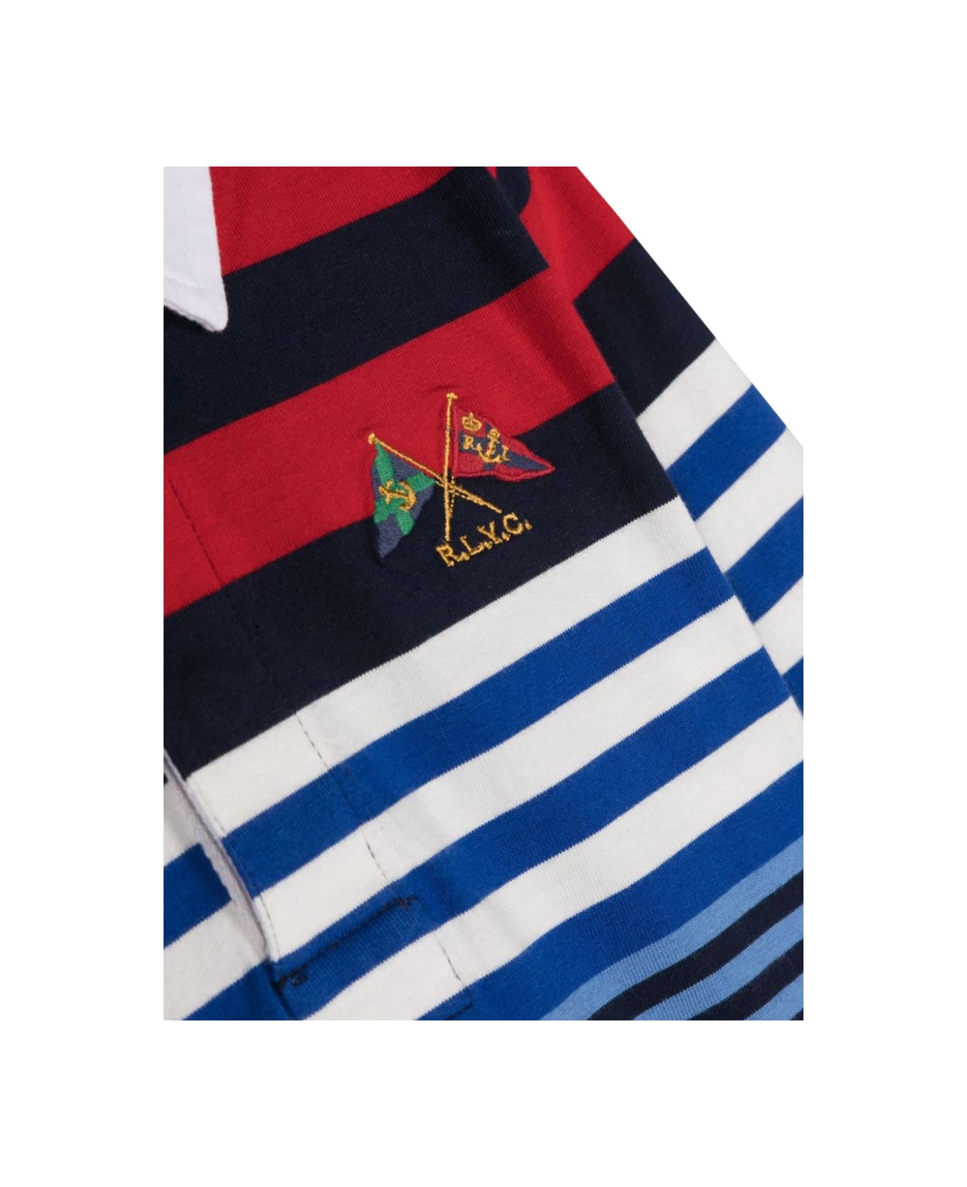 Polo Ralph Lauren Ls Rugby-knit Shirts-rugby - BLUE Tシャツ＆ポロシャツ