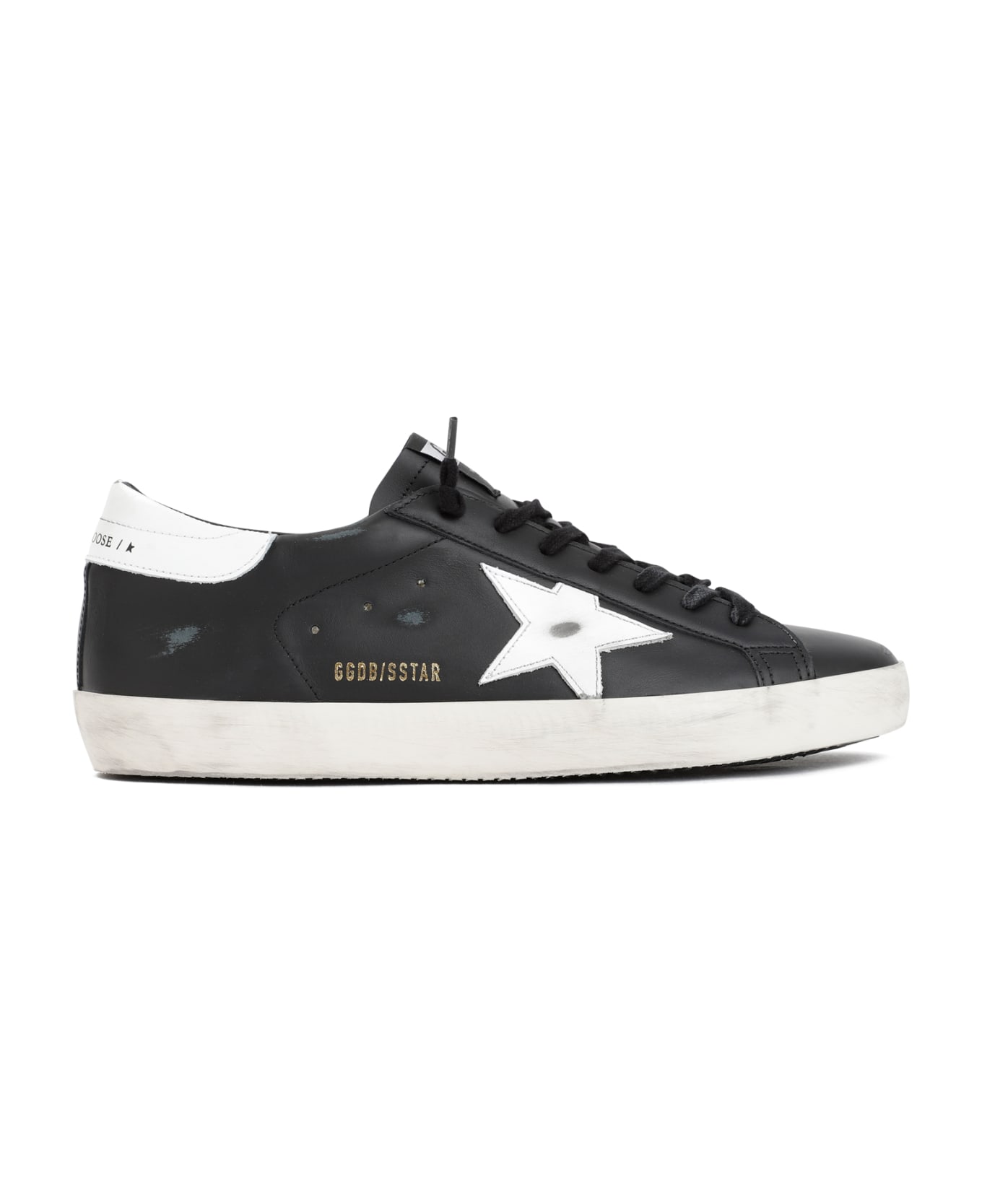 Golden Goose Superstar Sneakers - Black White