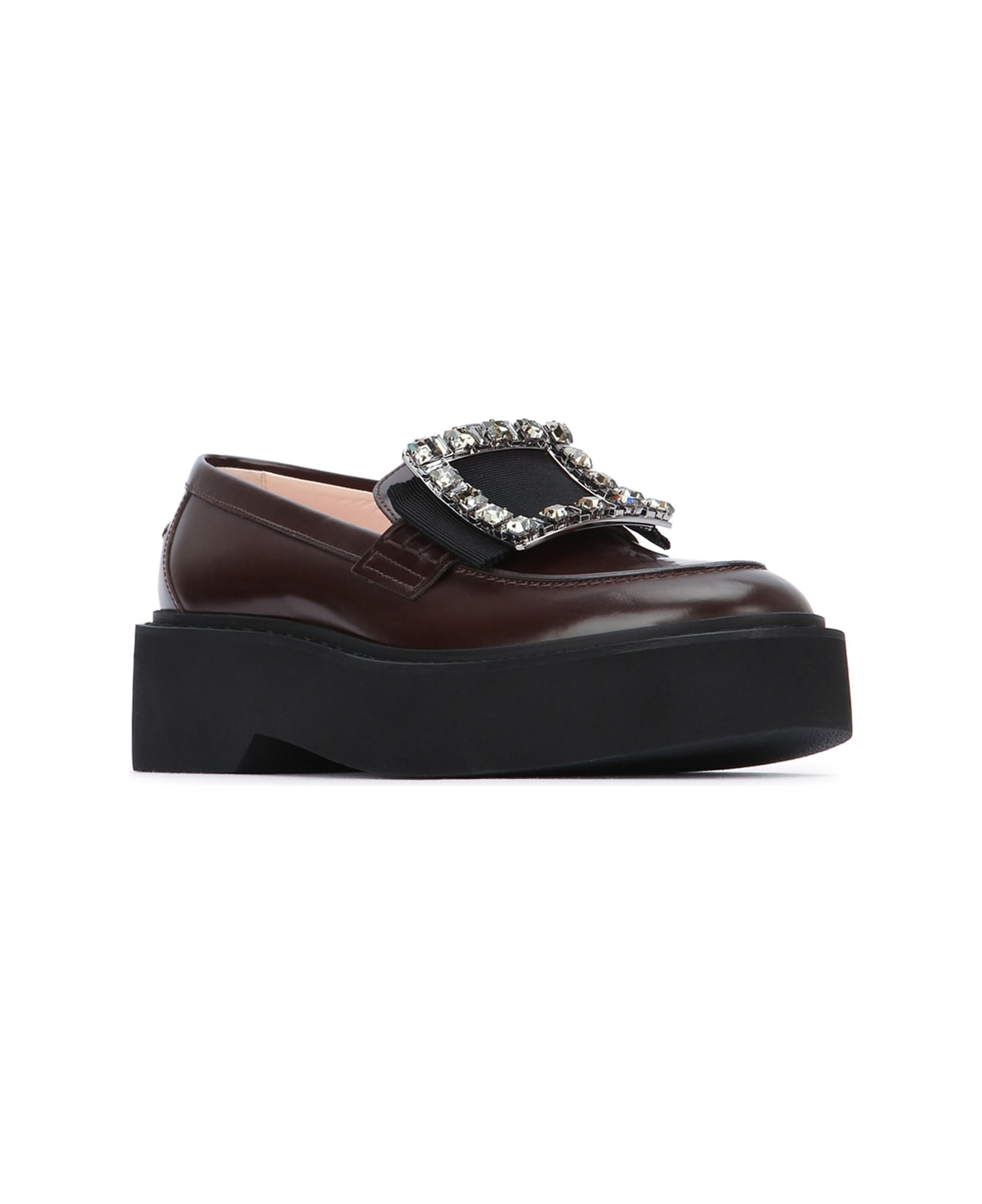 Roger Vivier Viv Rangers High Strass Loafer - CAFFE