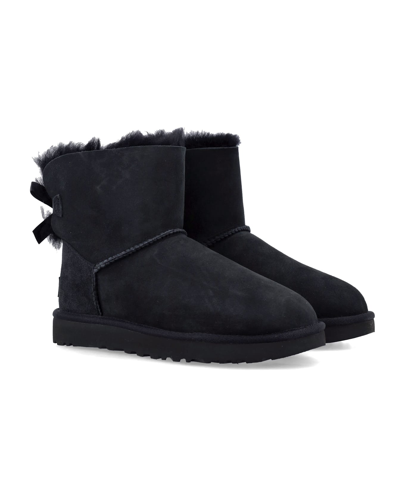 UGG Woman's Mini Bailey Bow Ii Boots - BLACK