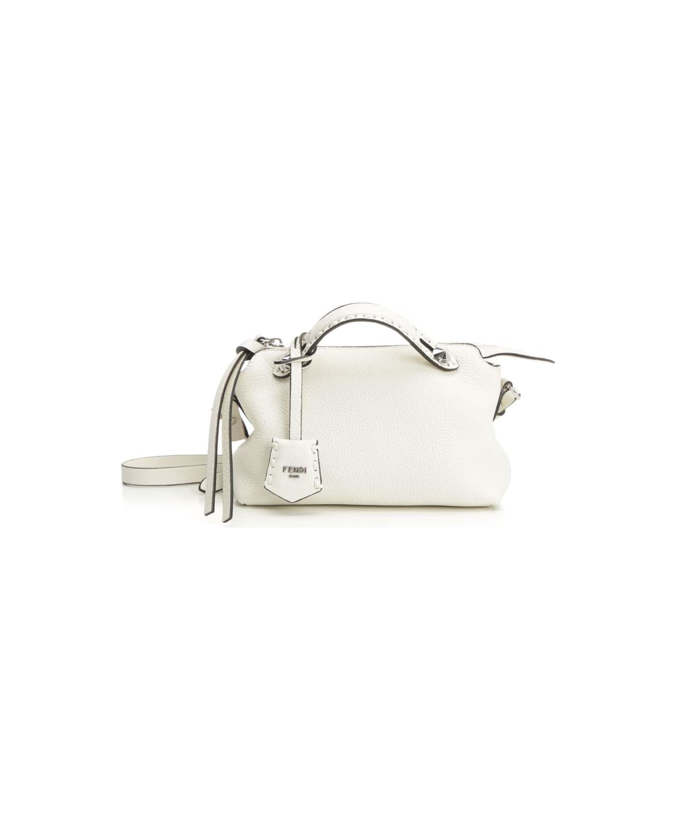 Fendi By The Way Selleria Mini Tote Bag - WHITE