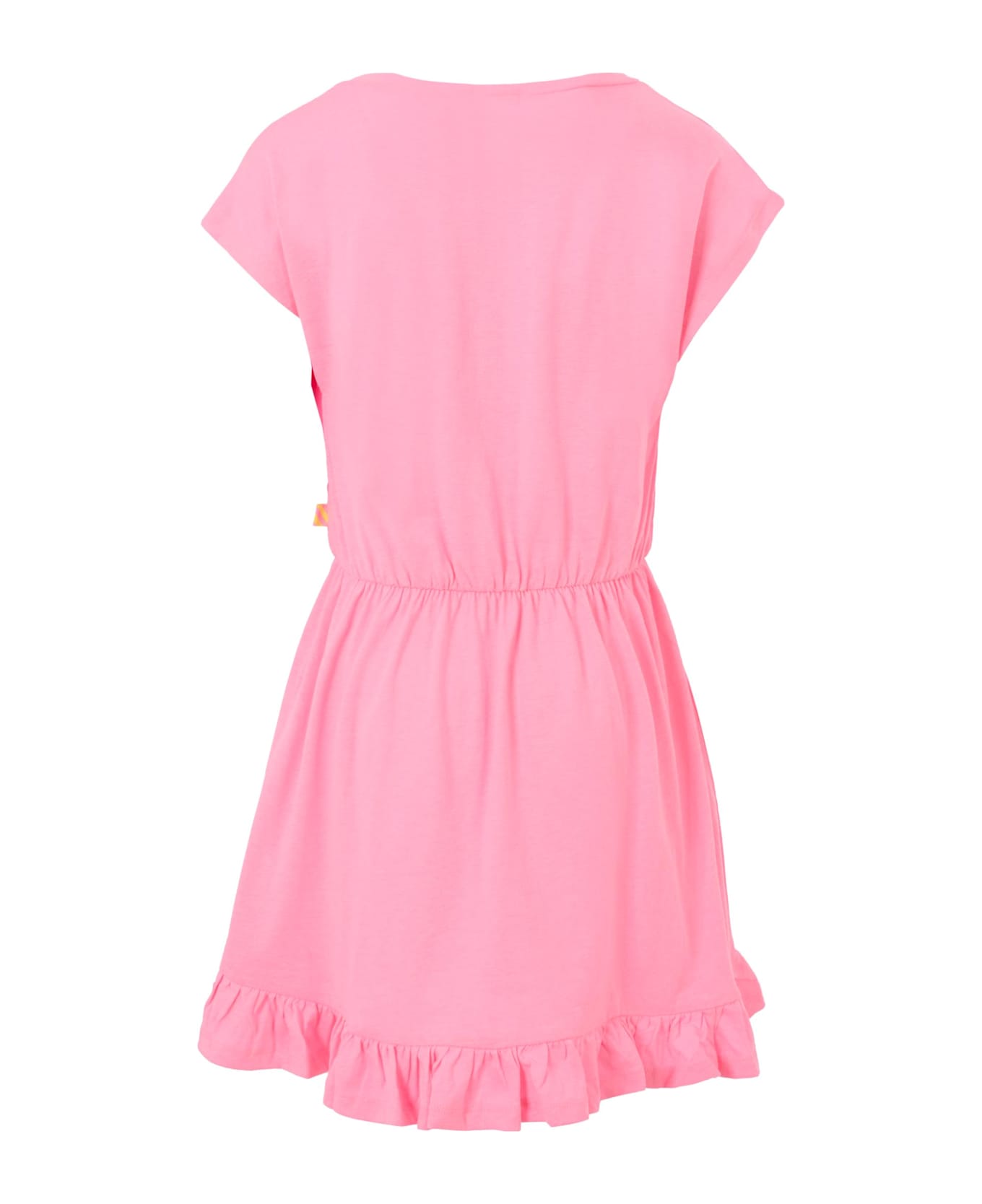Billieblush Pink Dress For Girl With Coeur - Pink