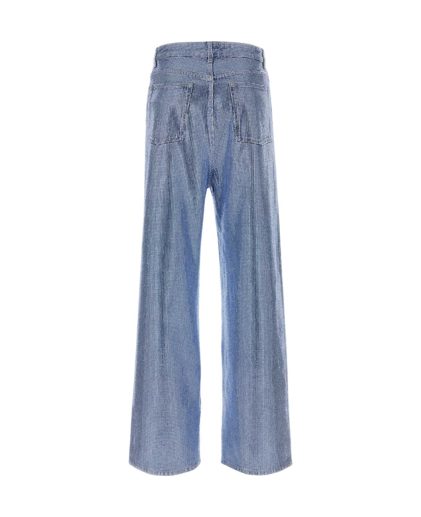Loewe Embellished Denim Jeans - WASHEDDENIM デニム