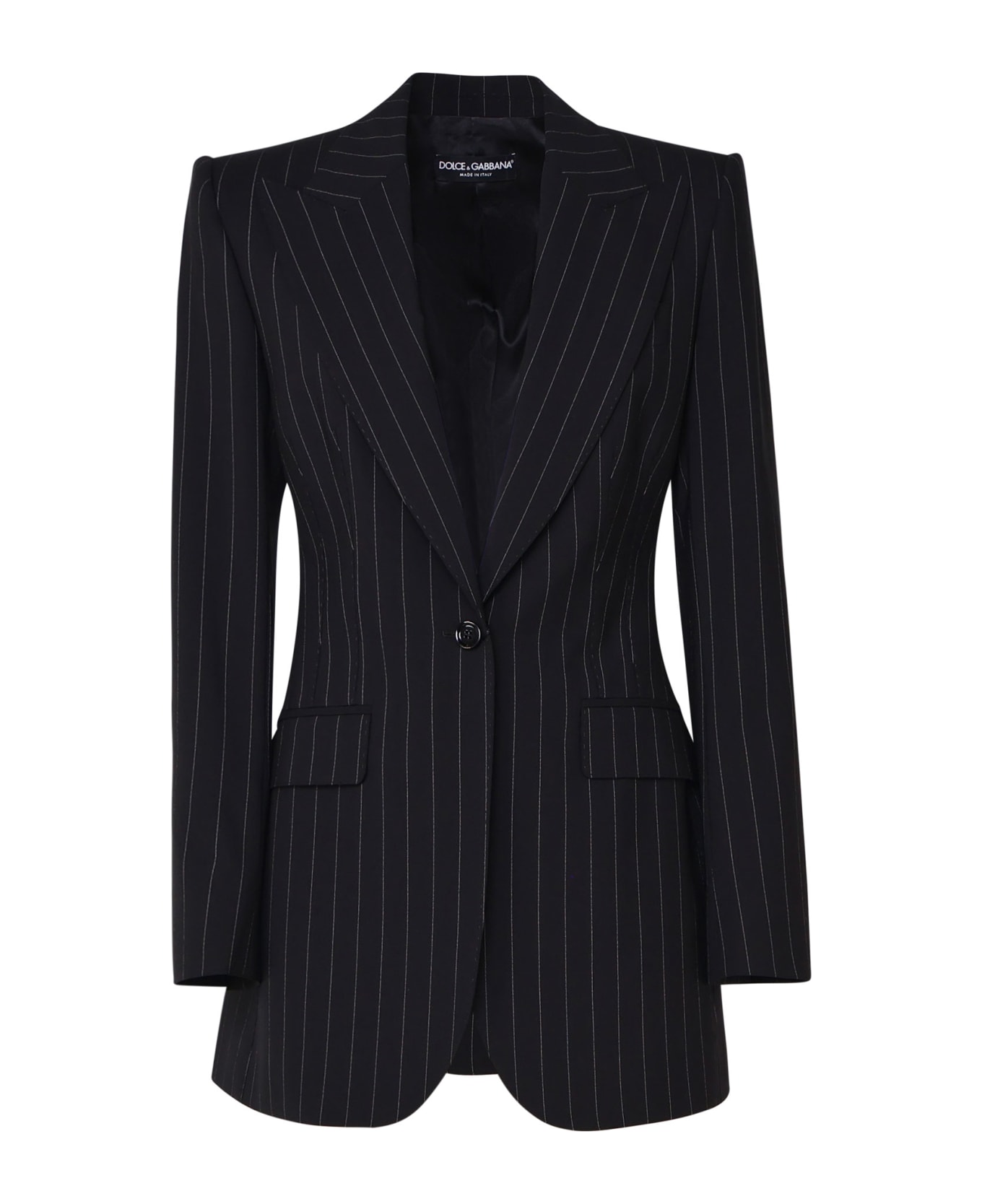 Dolce 
Gabbana Pinstriped Single-breasted Tailored Blazer