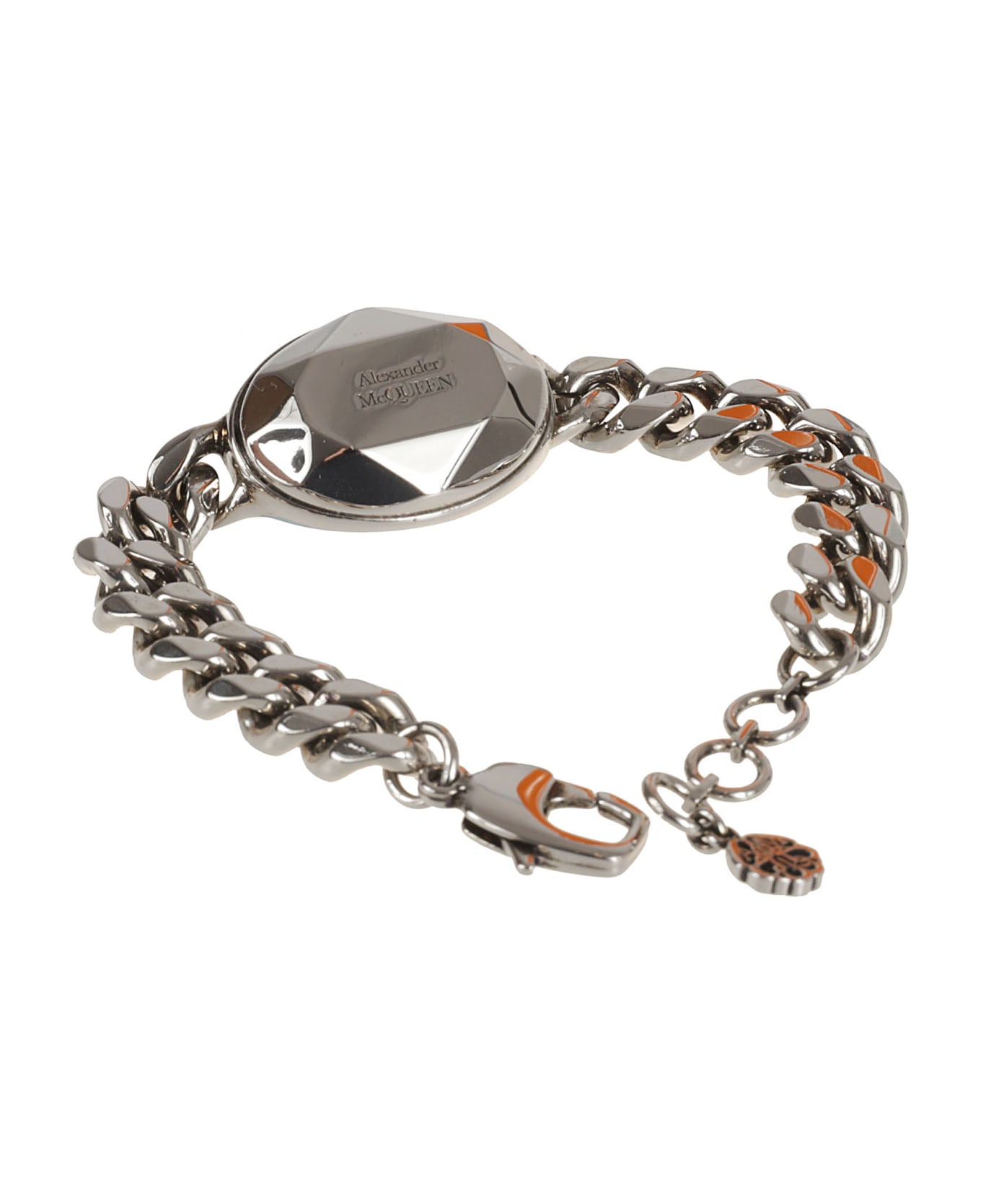Alexander McQueen Facet Chain Bracelet - Antique Silver