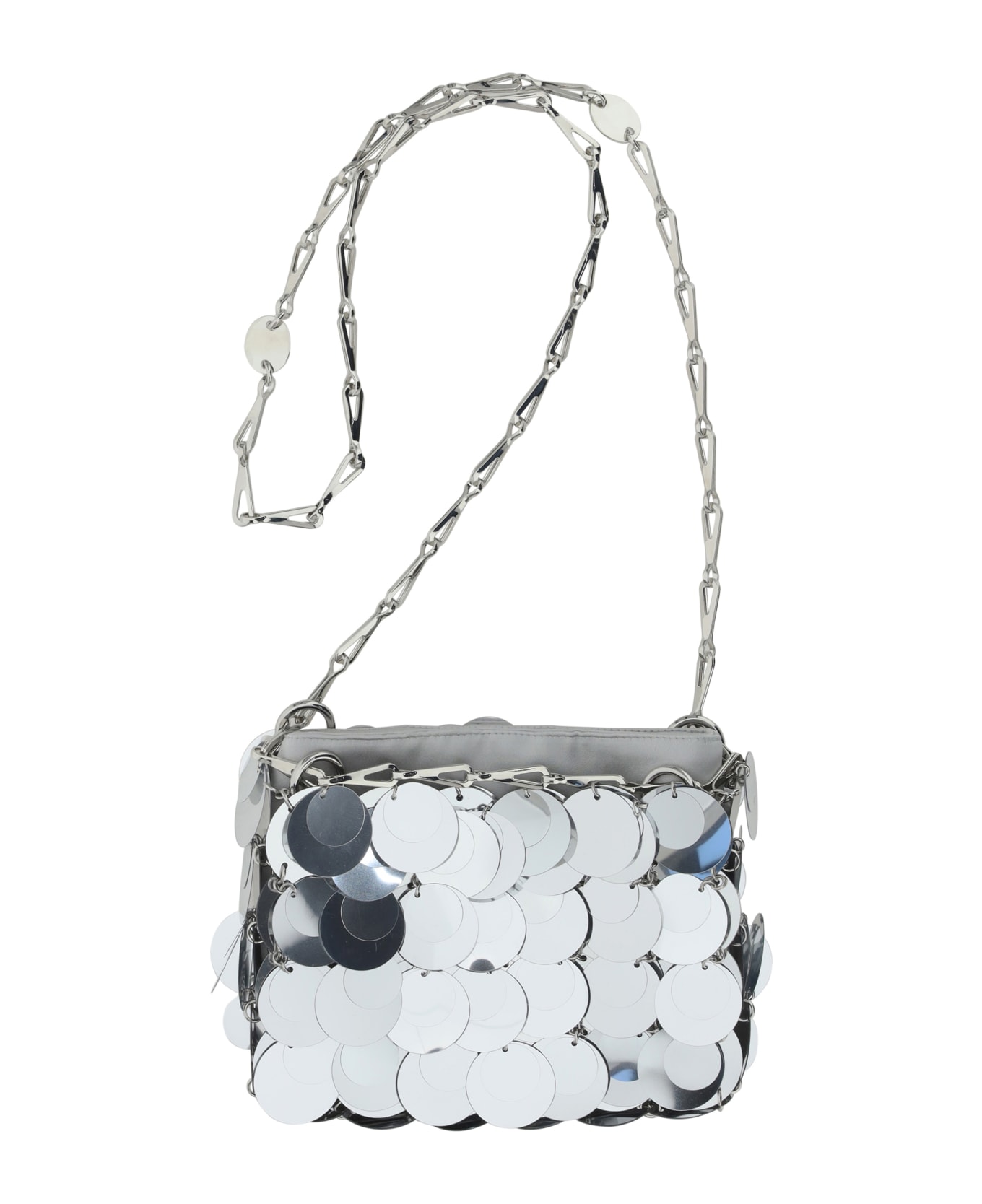 Paco Rabanne Sparkle Nano Shoulder Bag - silver