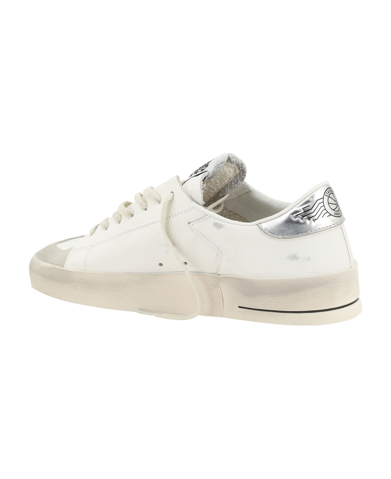 Golden Goose Stardan Sneakers - White/grey/silver