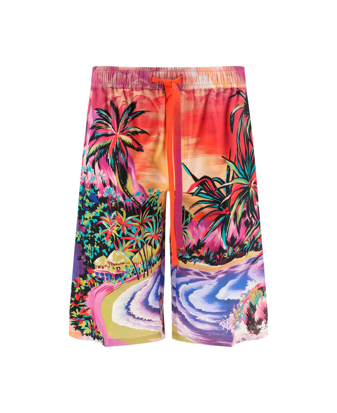 Dolce & Gabbana Bermuda Shorts - Hawaii Fdo Rosa