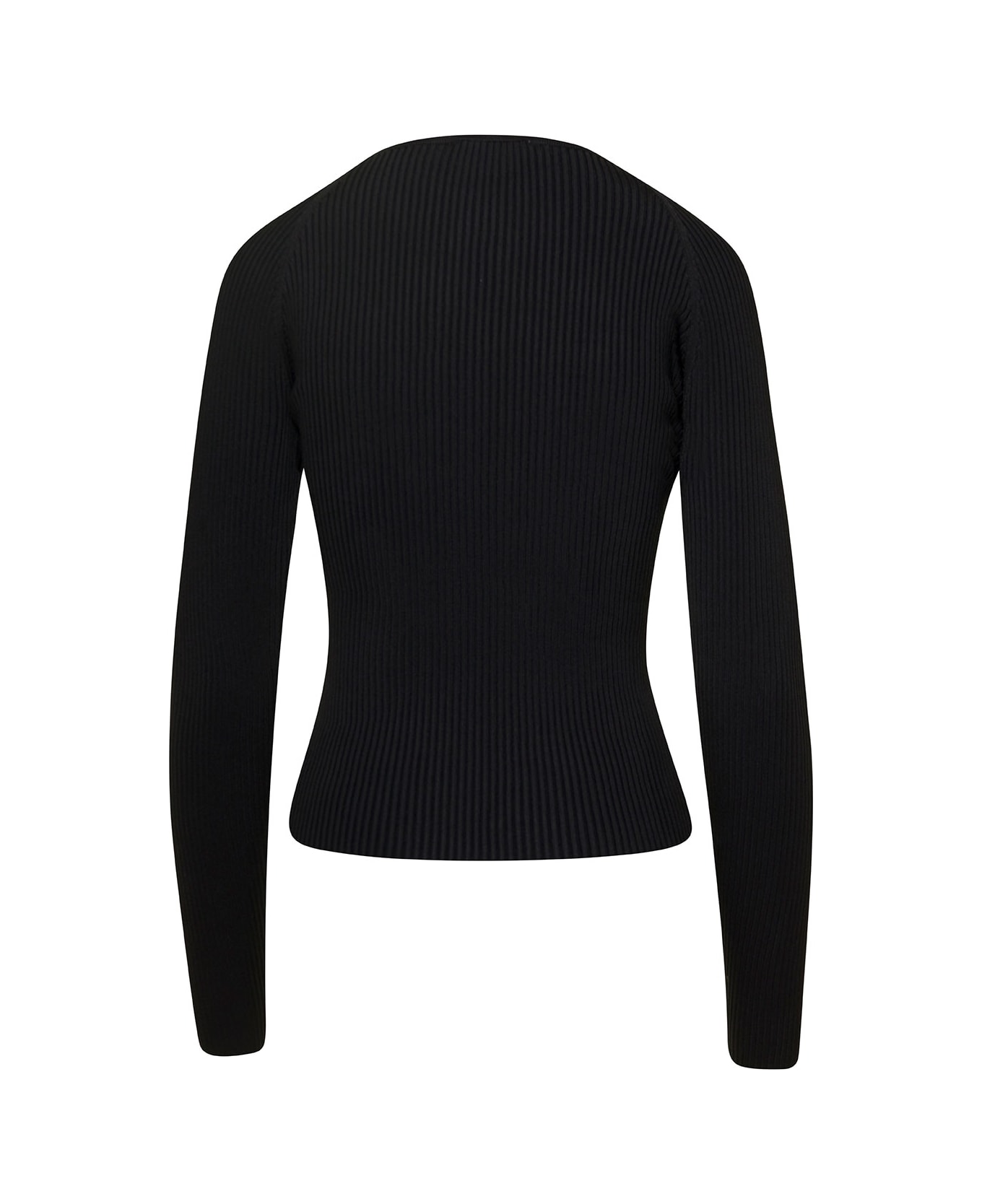 【関税込み】Coperni ブラック ツイスト 長袖トップス Coperni Long-sleeve Top With Twisted Cut-out Detail