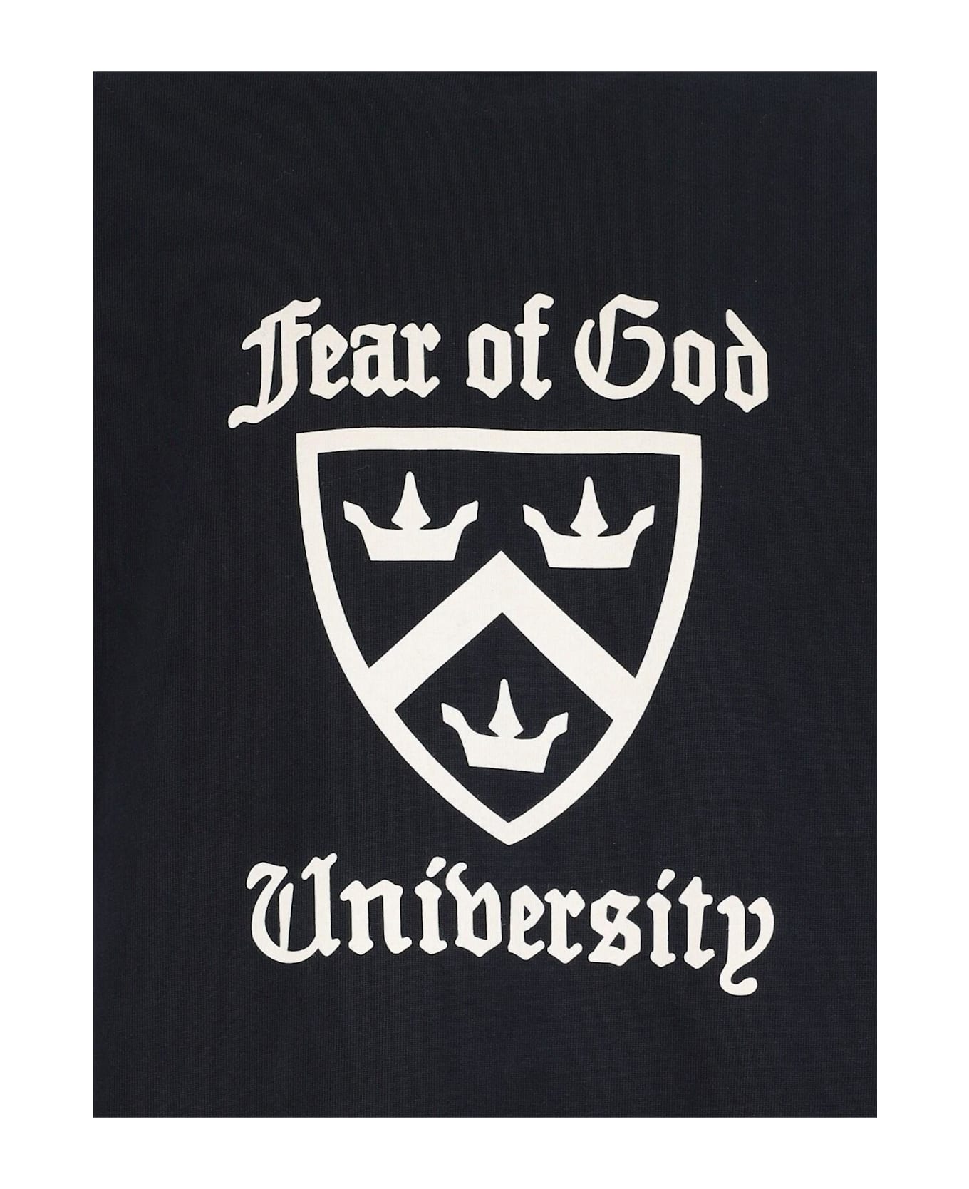 Fear of God 
university
 T-shirt - BLACK/WHITE