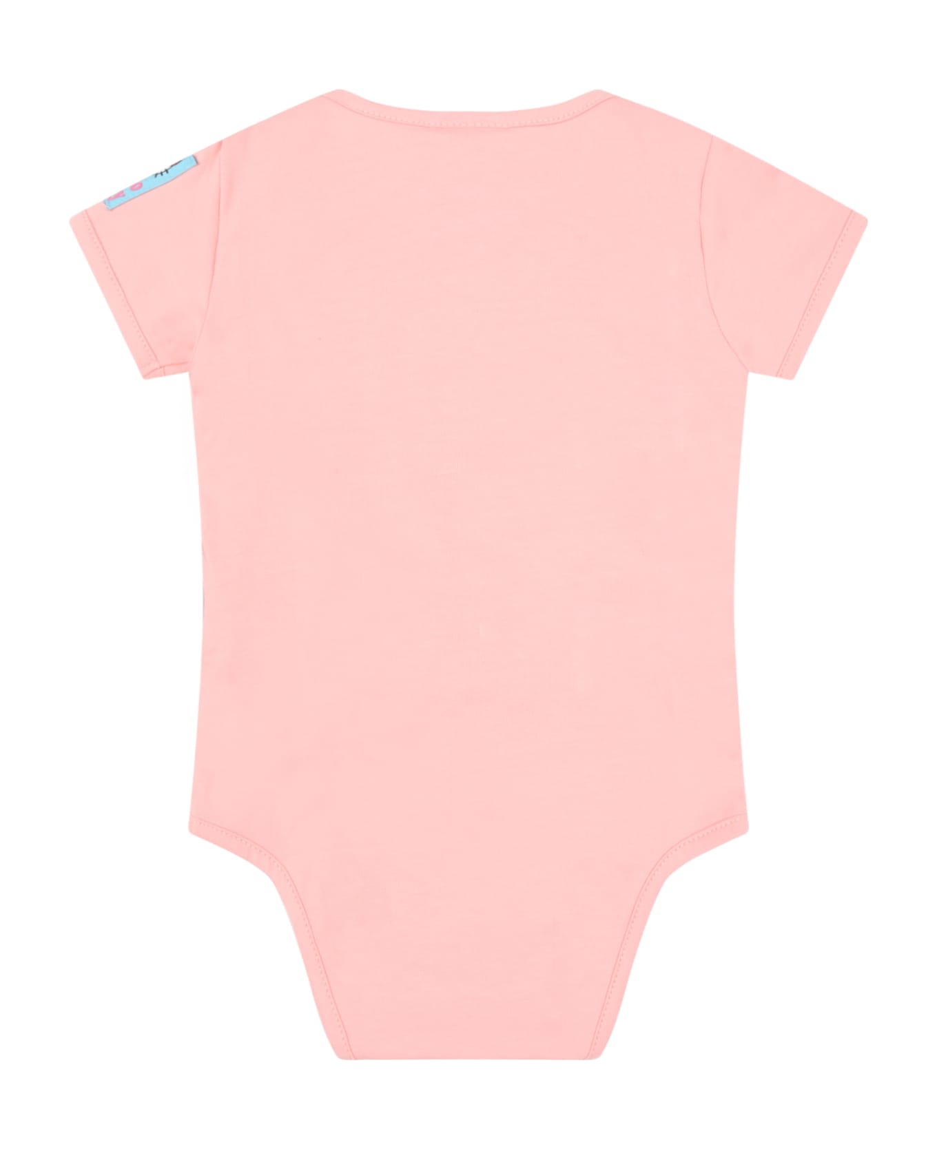 GCDS Mini Pink Set For Baby Girl With Hello Kitty - Pink