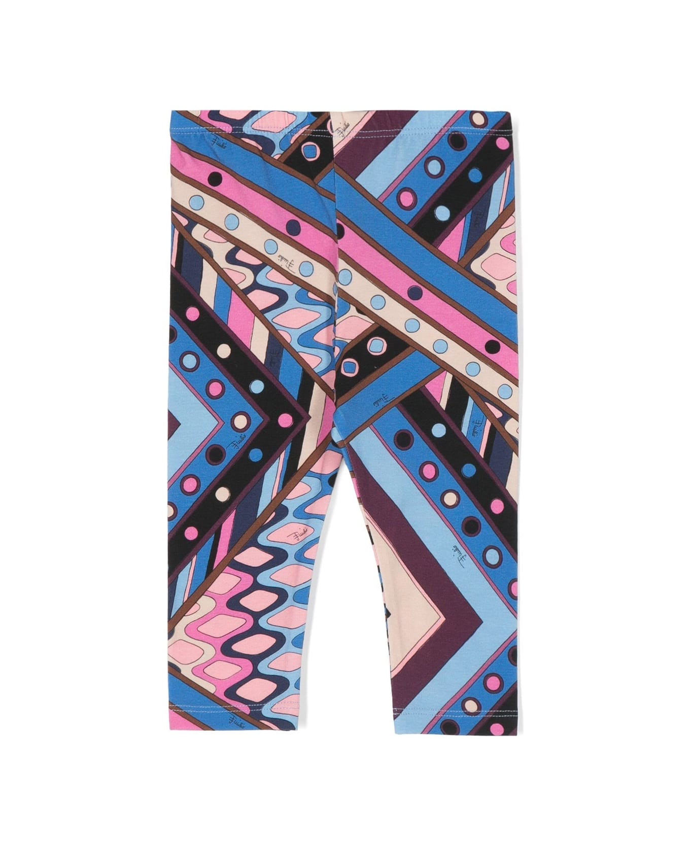 Pucci Leggings With Vivara Print - Black