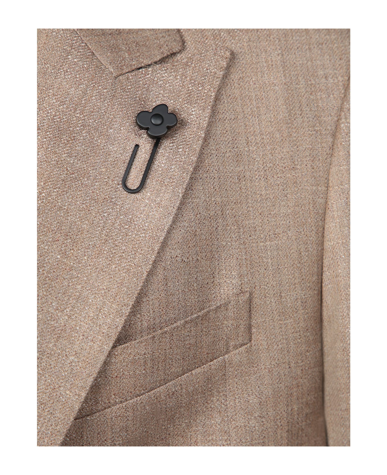 Lardini Twill Jacket - Beige