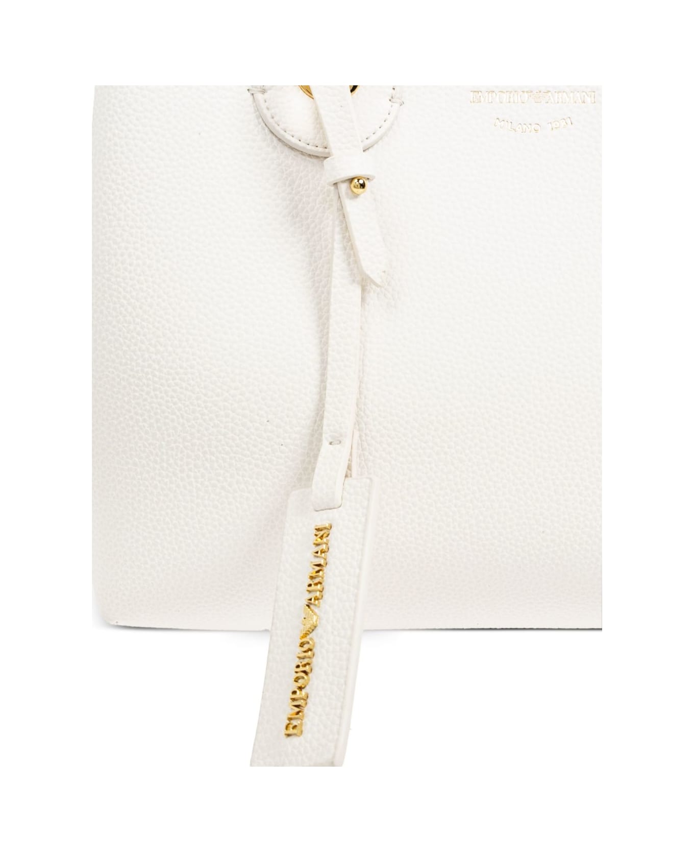 Emporio Armani Myea Small Shopping Bag - White