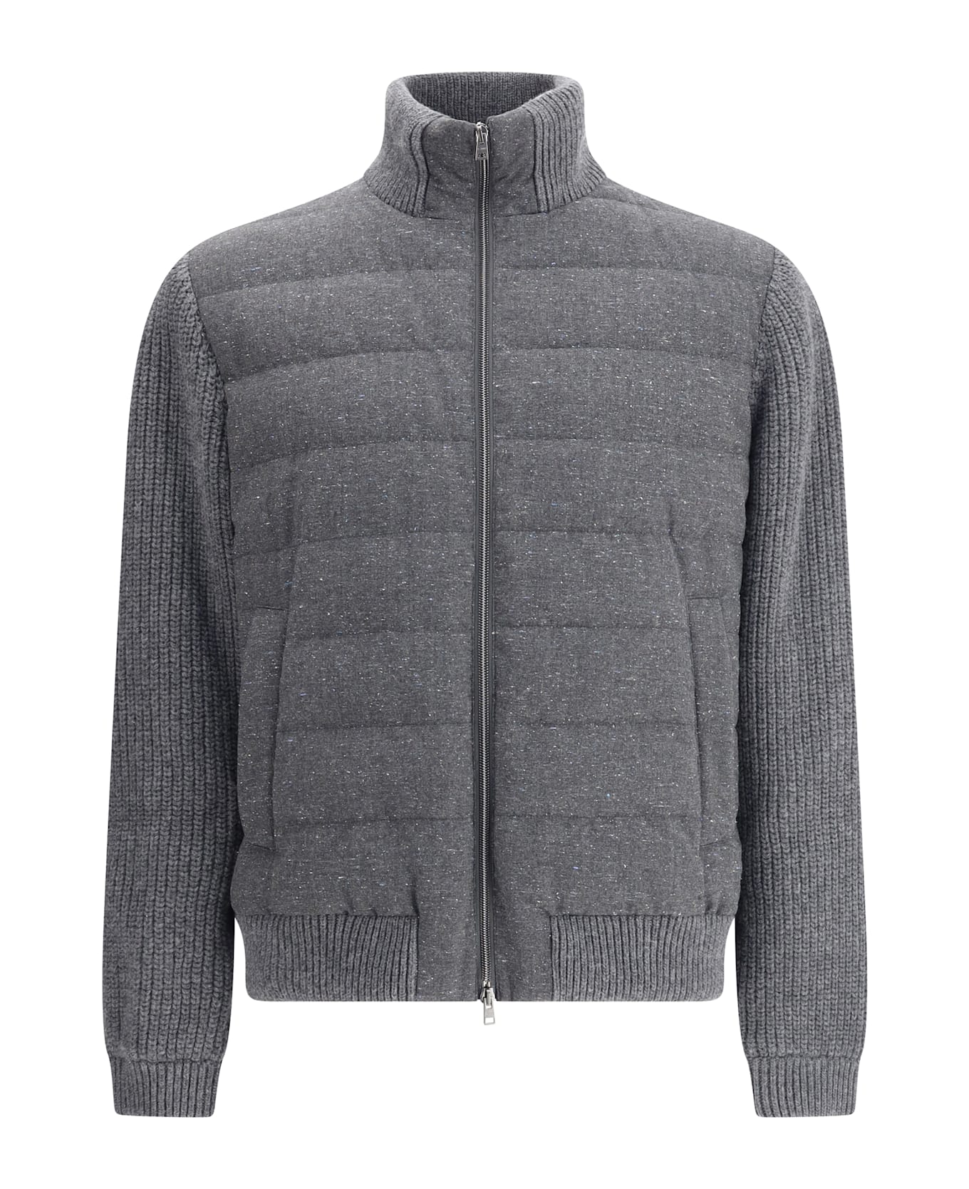 Herno Wool Bomber Jacket - Ferro