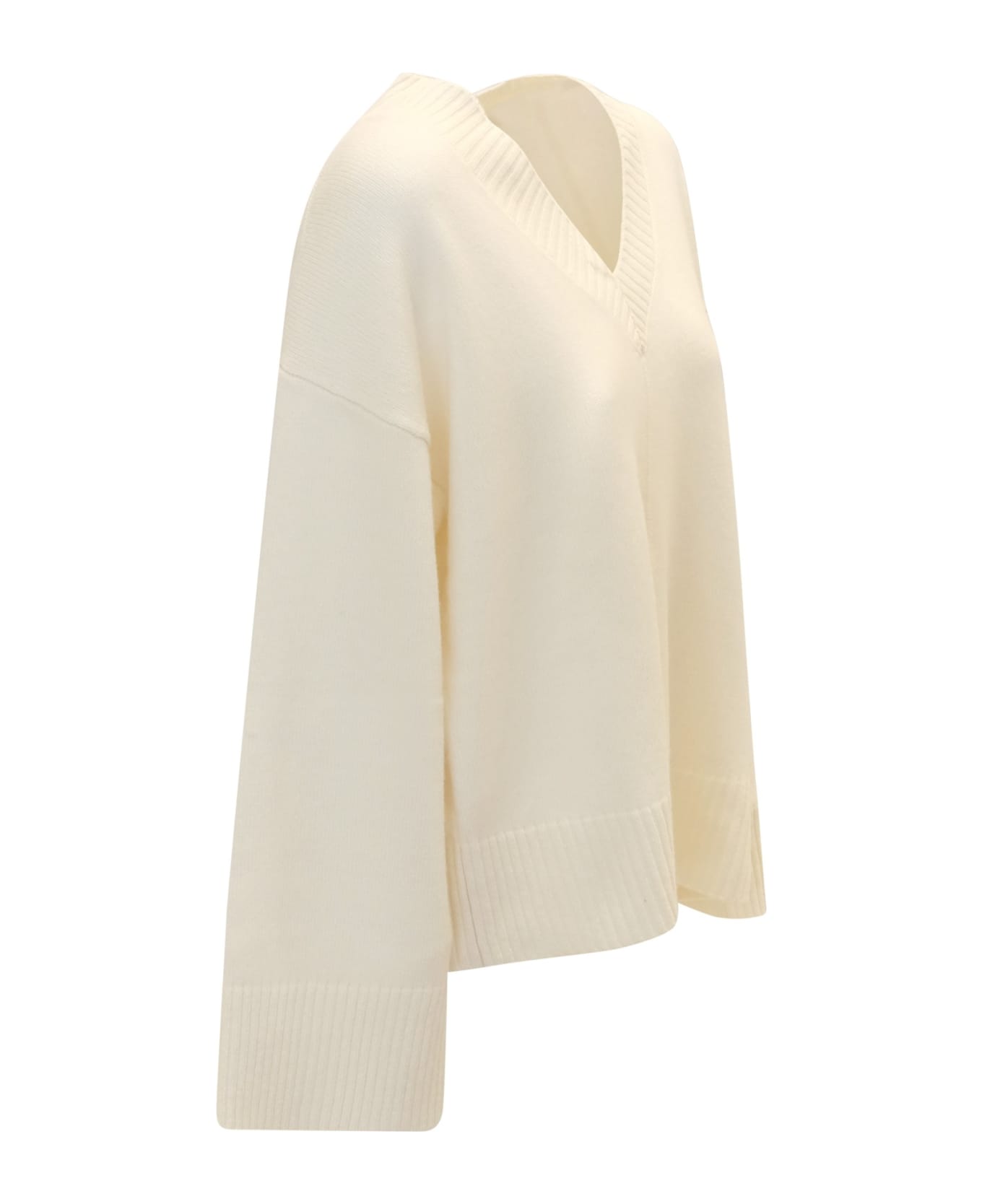 Parosh Led White Sweater - WHITE ニットウェア