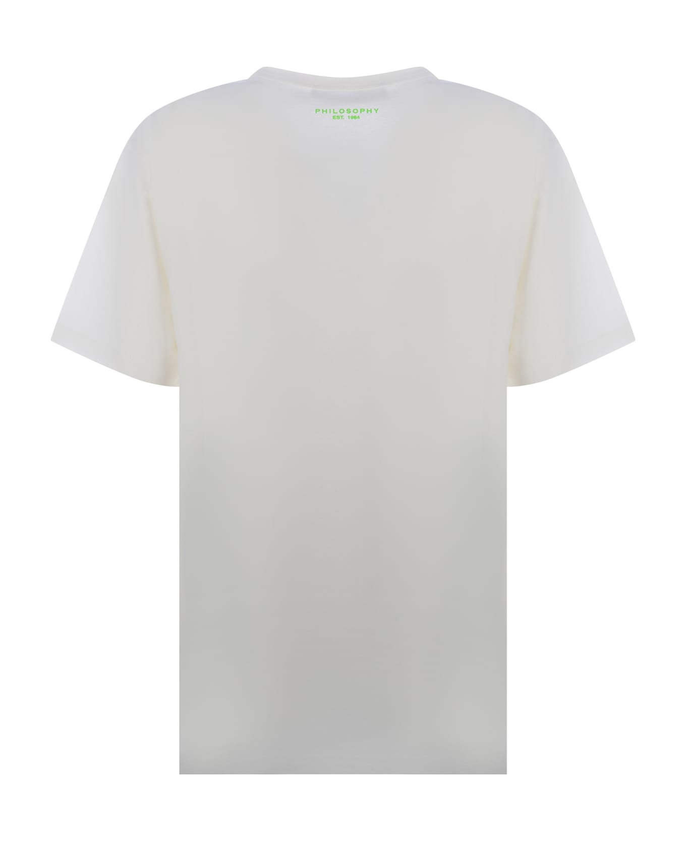 Philosophy di Lorenzo Serafini T-shirt Philosophy Di Lorenzo Serafini "logo" In Cotone - Bianco
