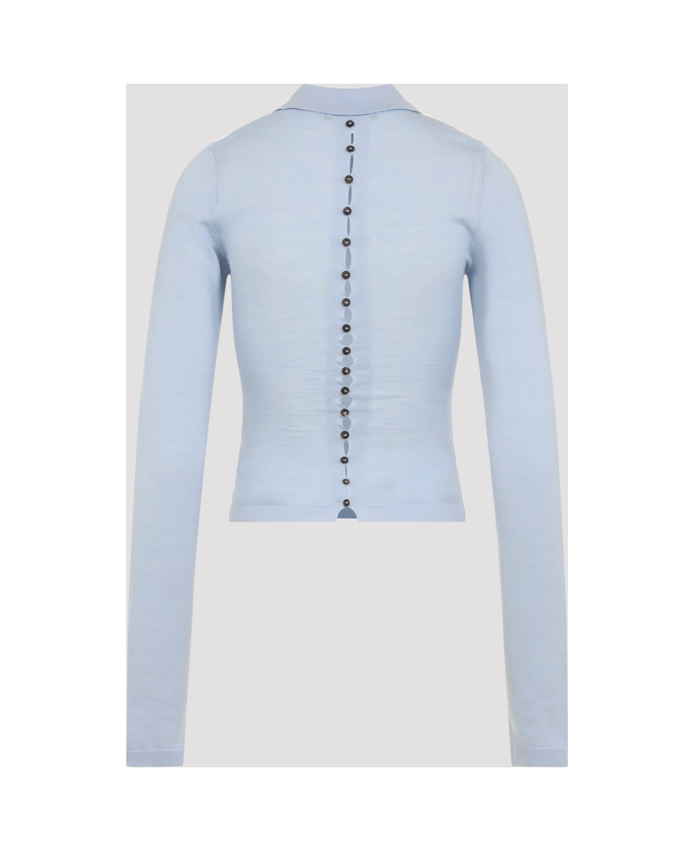 Jacquemus The Merino Polo - Blue