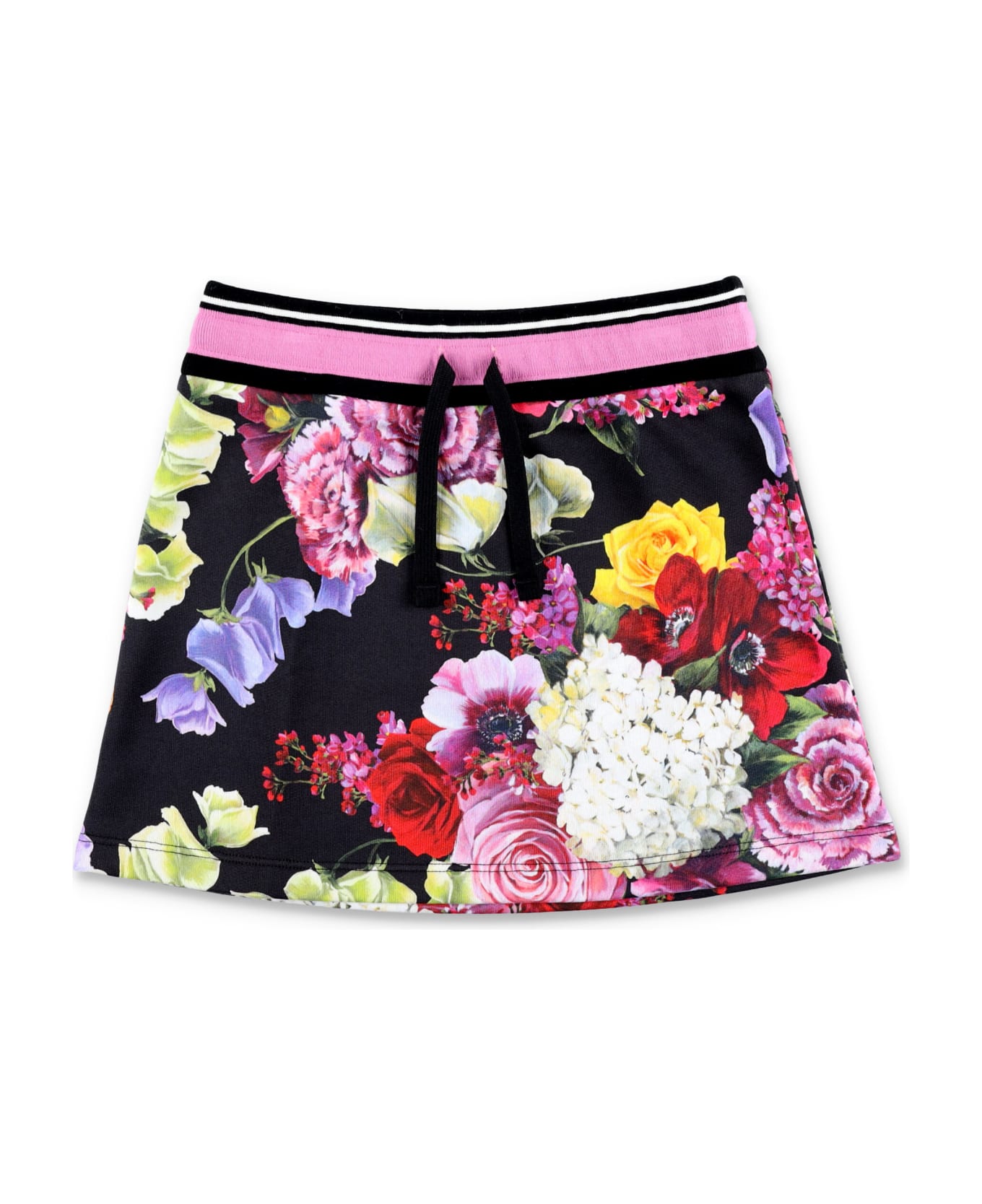 Dolce & Gabbana Floral Print Mini Sweatskirt