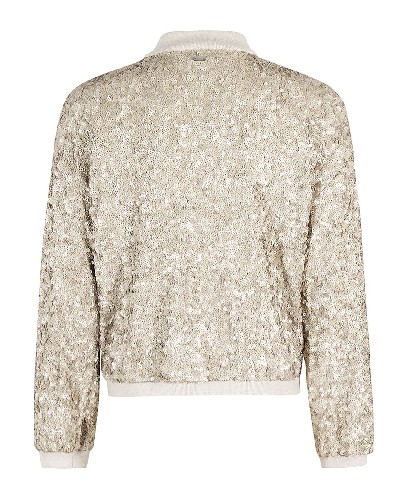 Herno Gold Sequin Bomber