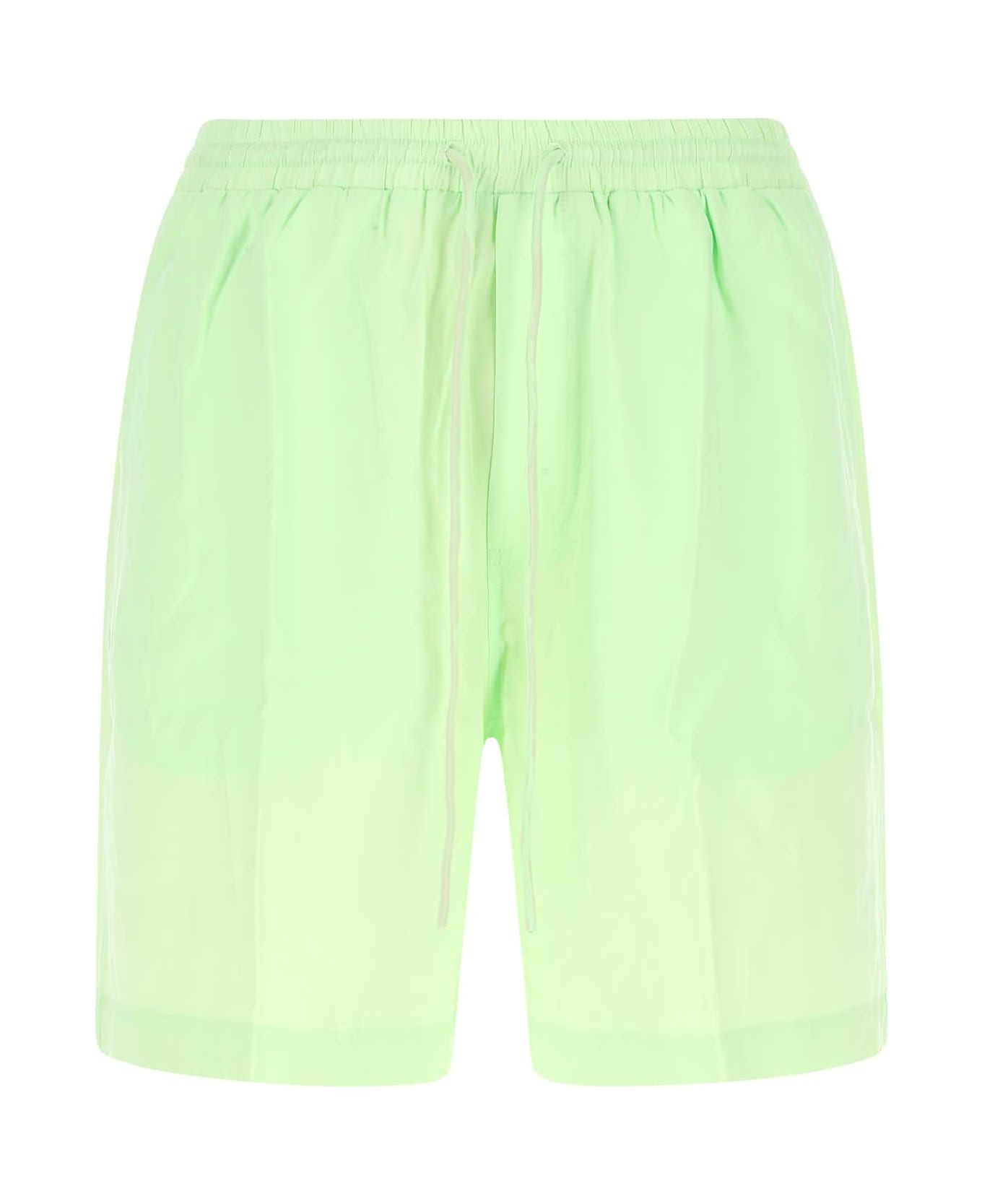 Nanushka Pastel Green Modal Blend Bermuda Shorts - JADE ショートパンツ