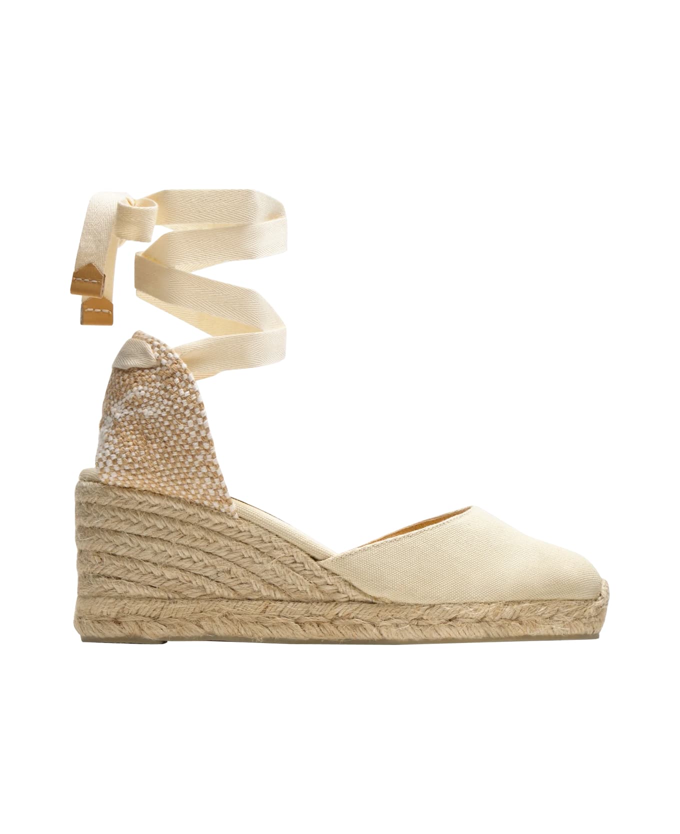 Castañer Carina Wedges - White