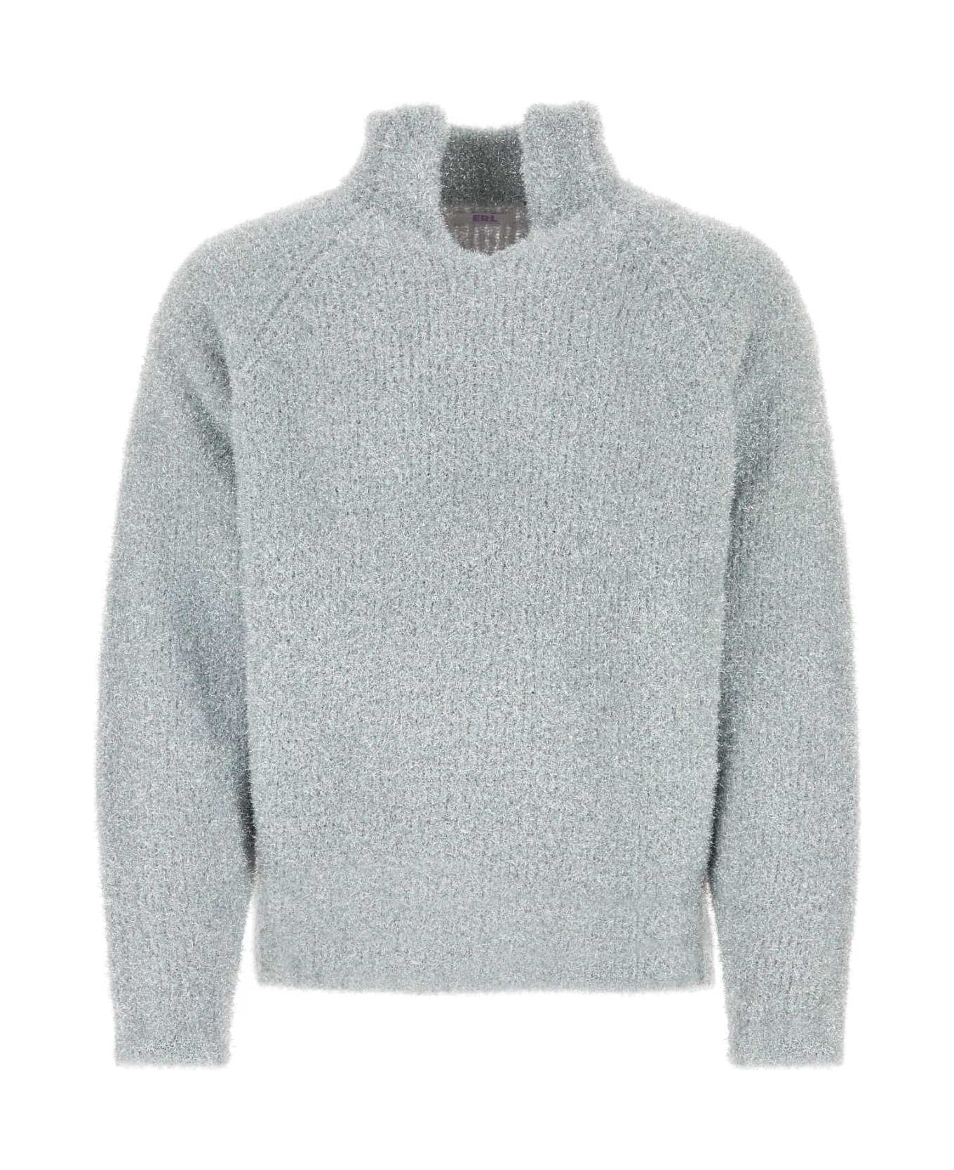 ERL Grey Polyester Blend Sweater - SILVER
