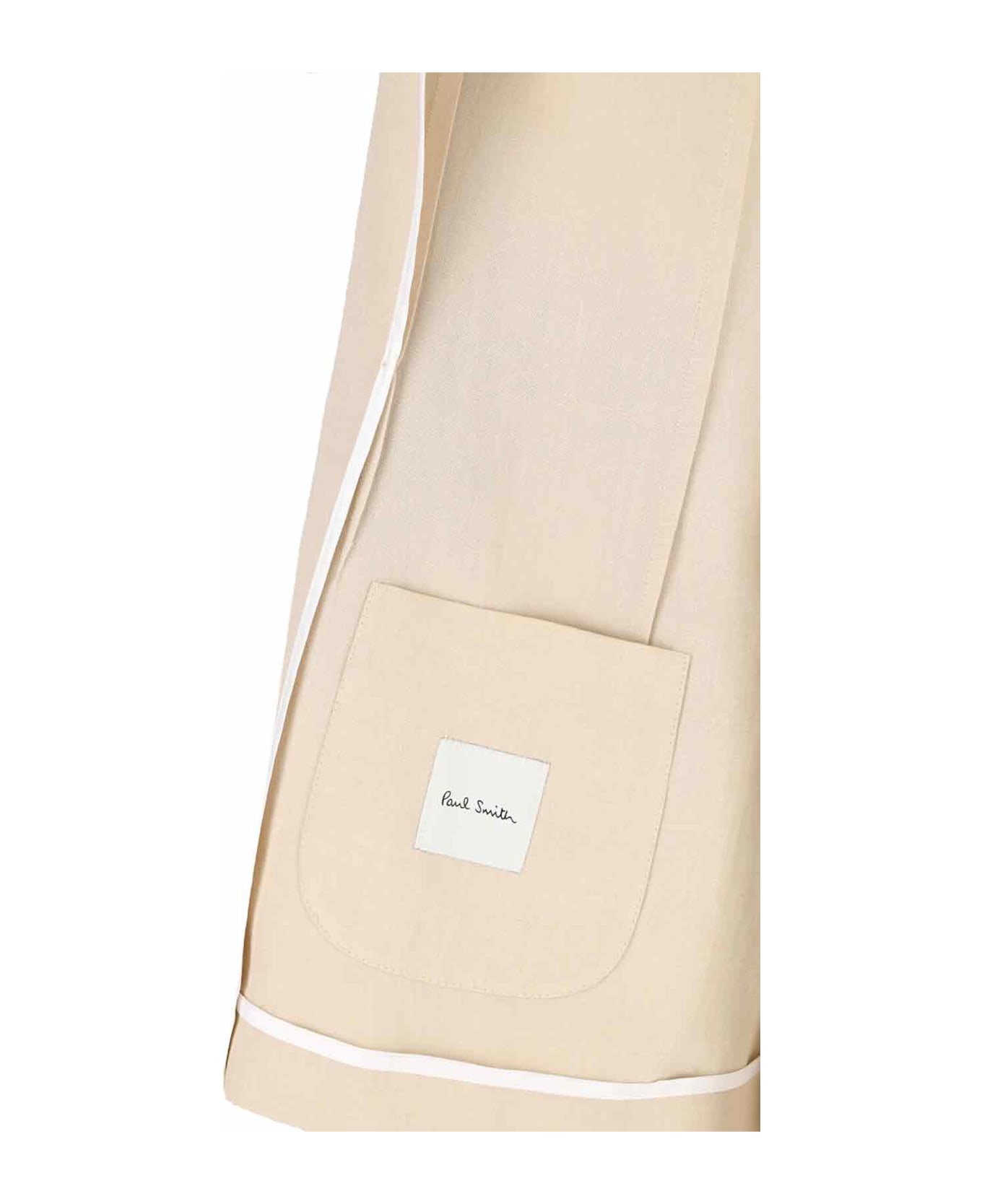 Paul Smith Single-breasted Linen Blazer - Beige