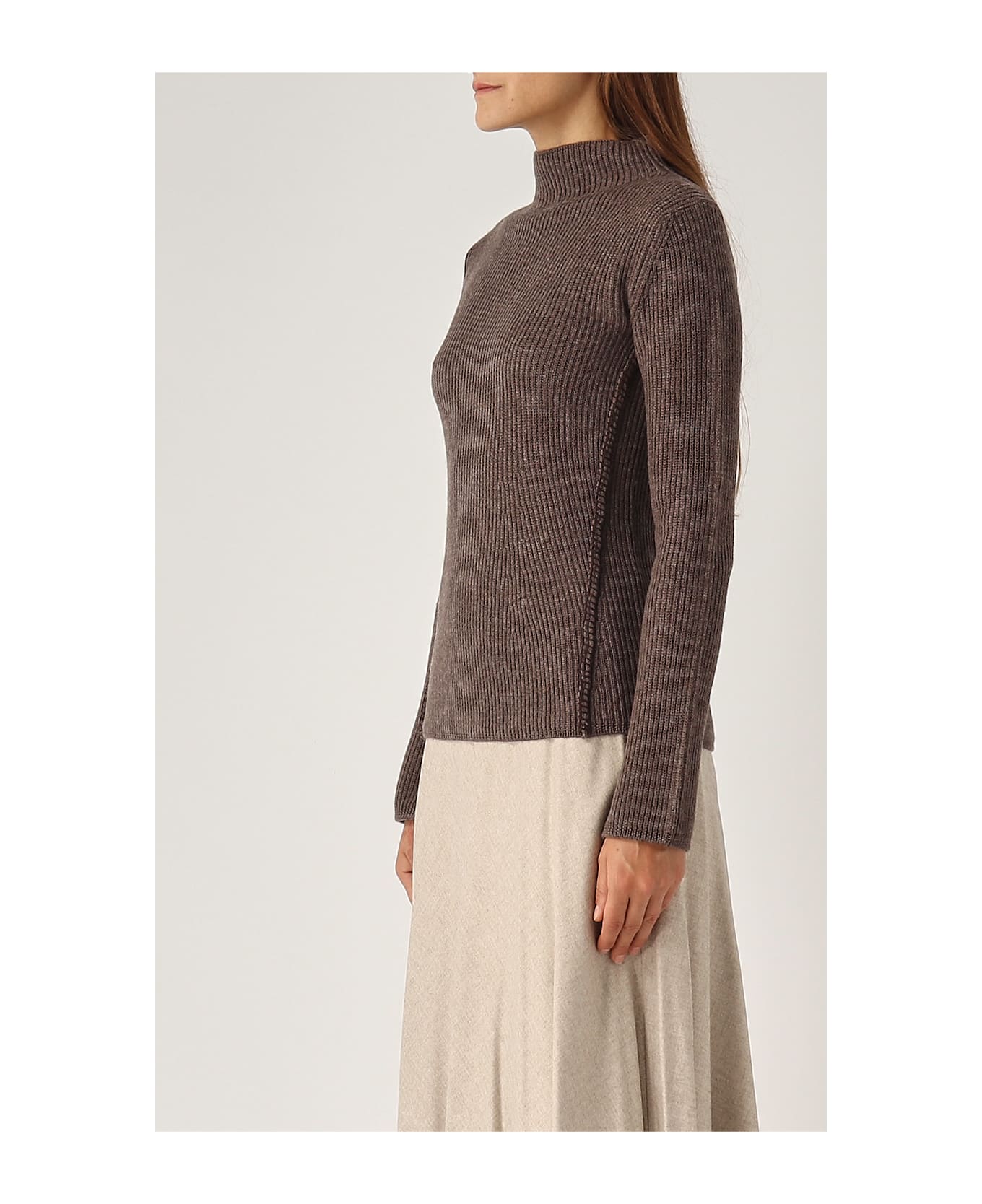 Max Mara Brianza Sweater - MARRONE