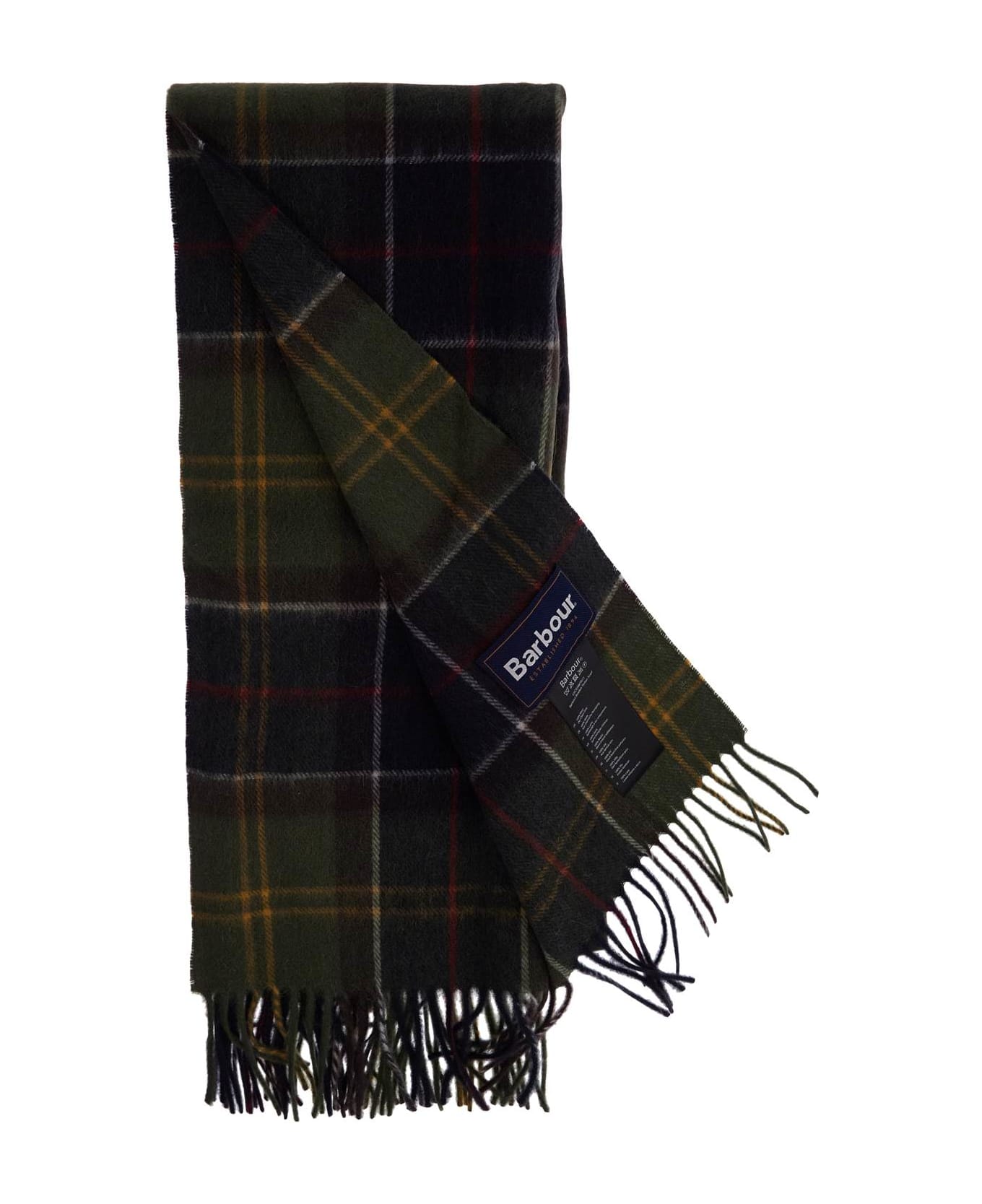 Barbour 
braden Tartan Wool Scar - CLASSIC (Green)