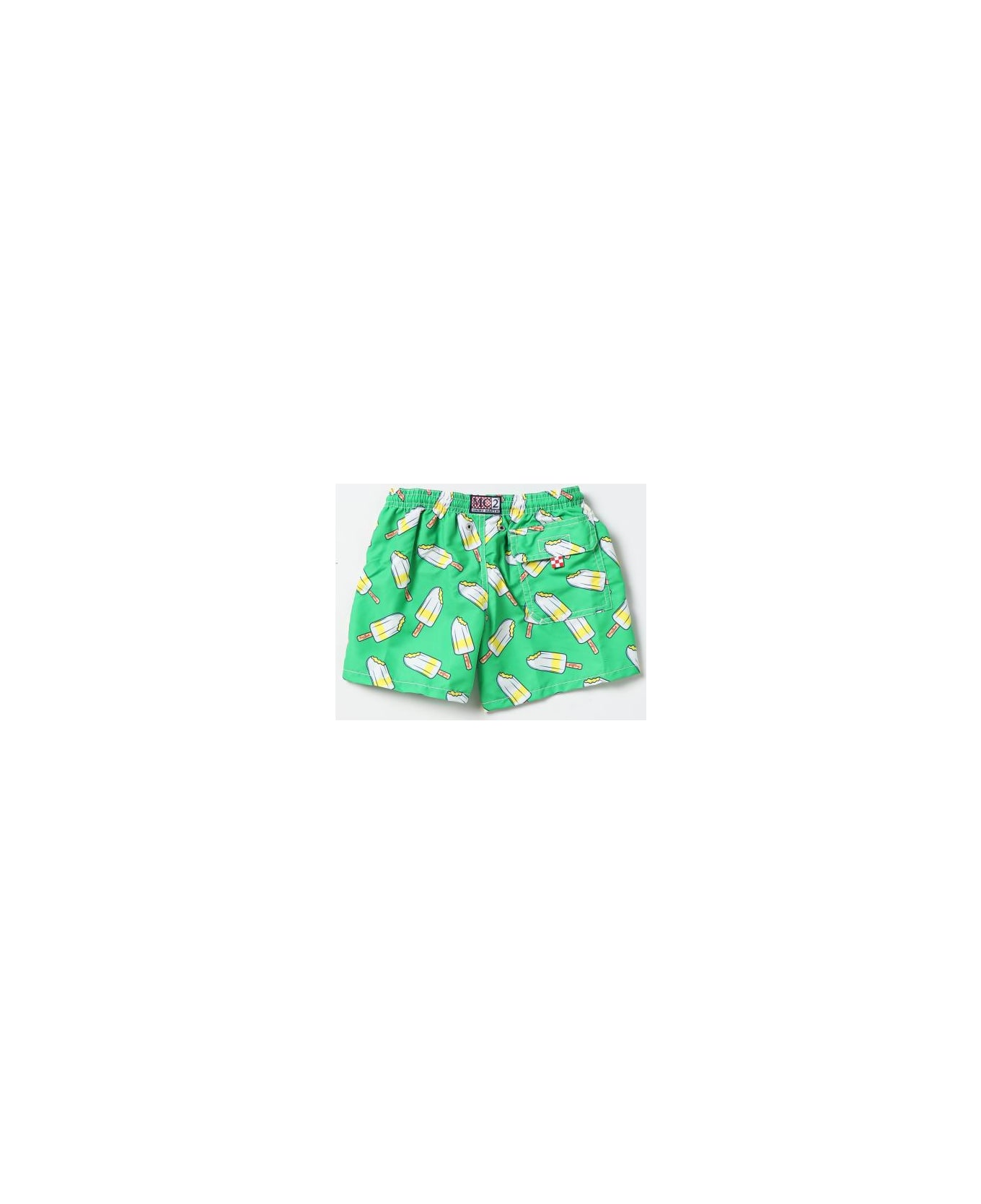 MC2 Saint Barth Swimsuit With Print - Green 水着