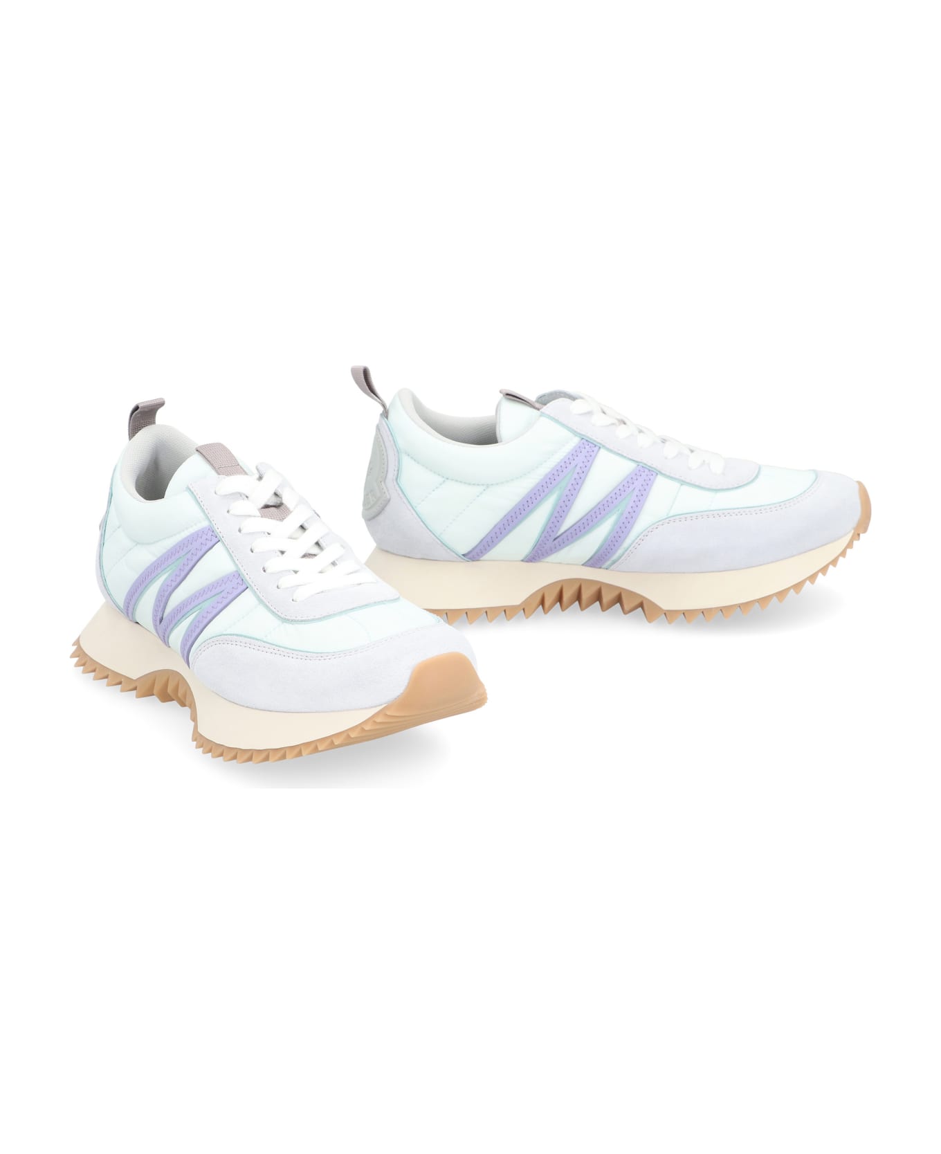 Moncler Pacey Nylon Low-top Sneakers - Light Blue