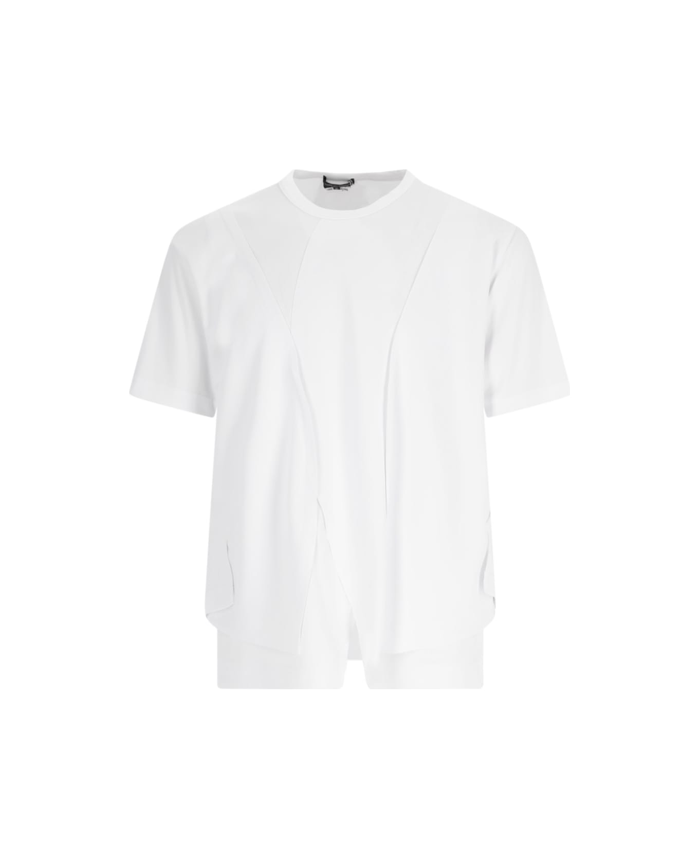 Comme Des Garçons Homme Plus Asymmetric T-shirt - White