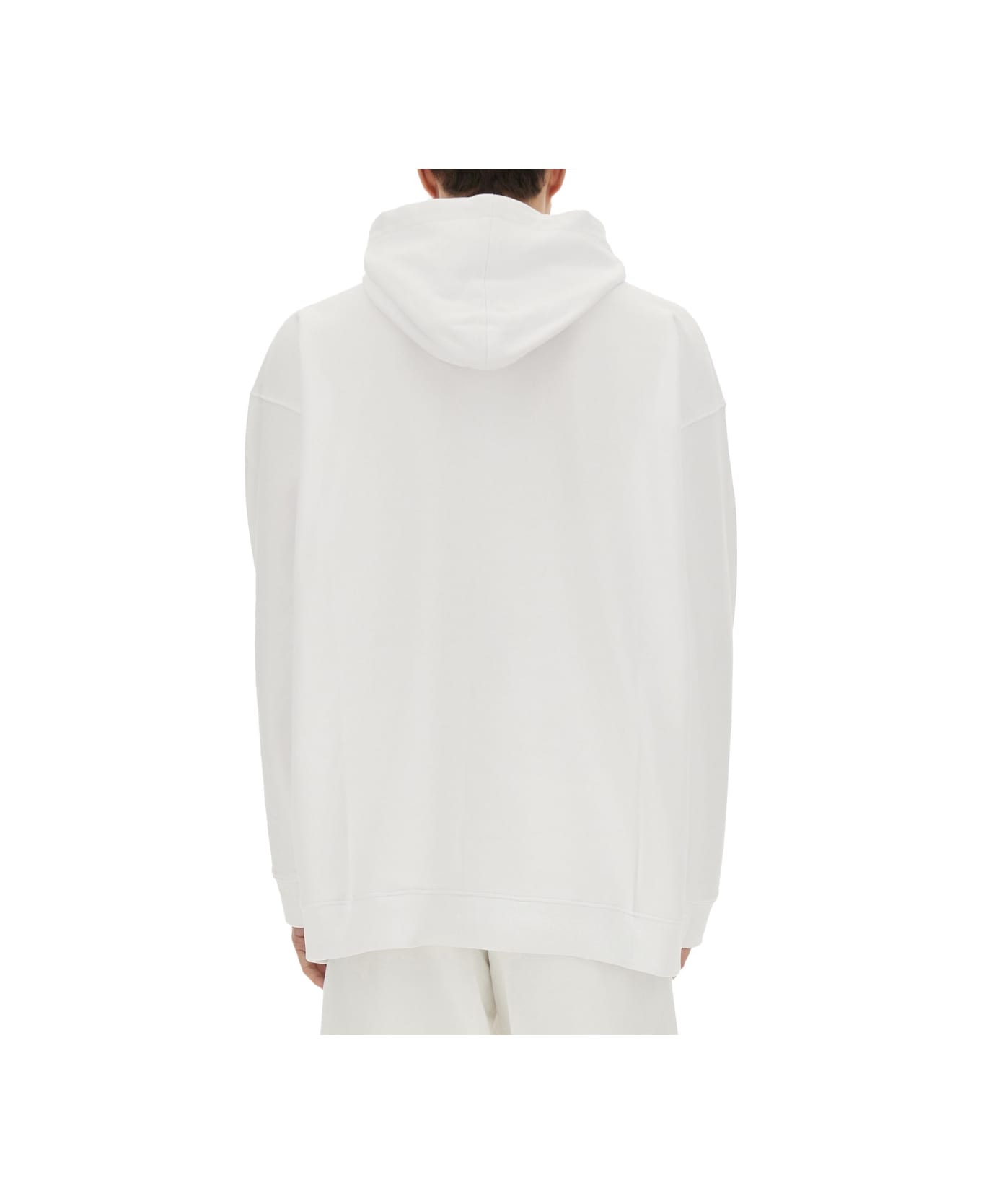 Moschino "archive Message" Hoodie - WHITE