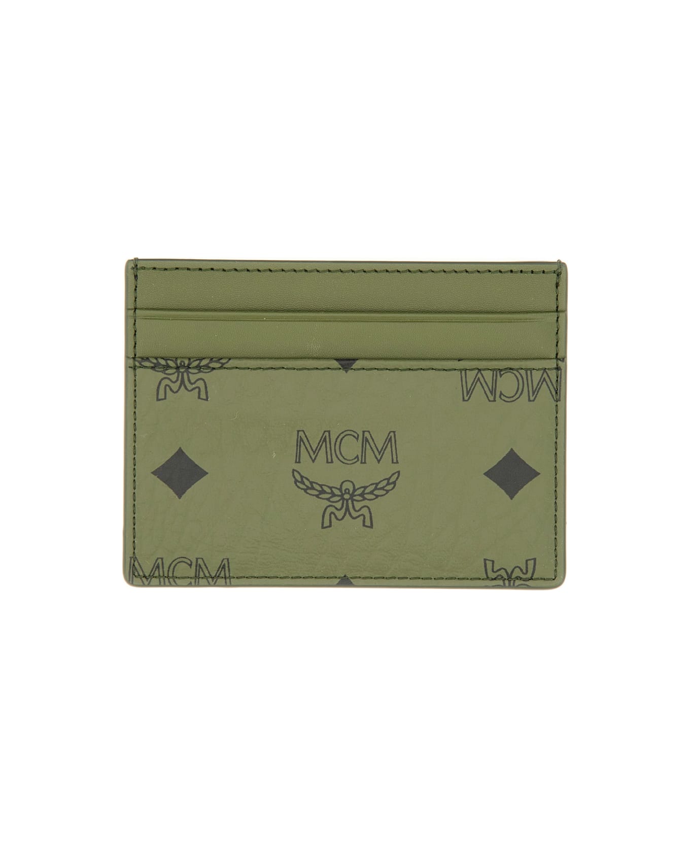 MCM Card Holder "aren" - GREEN