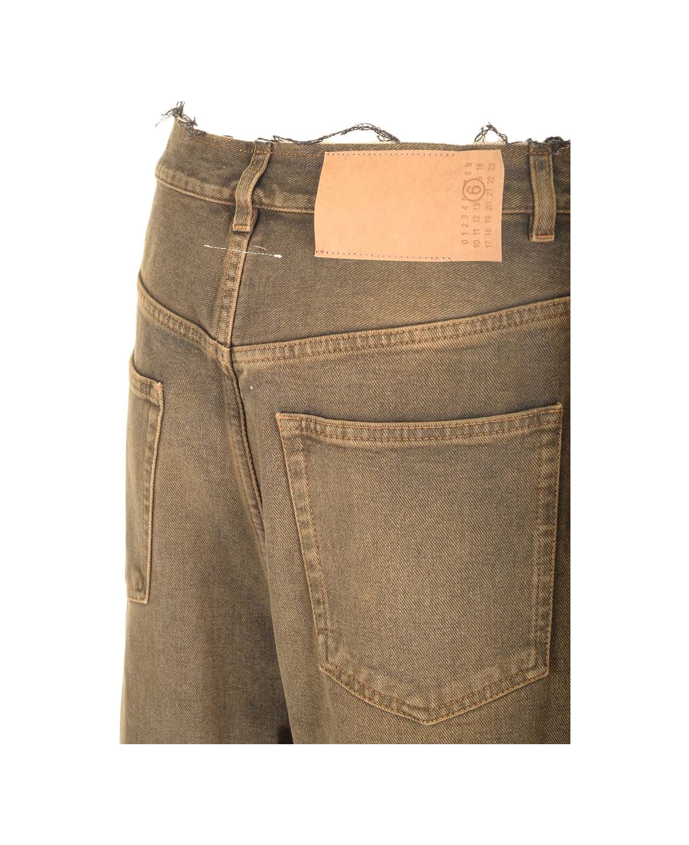 MM6 Maison Margiela Five-pocket Jeans - Brown