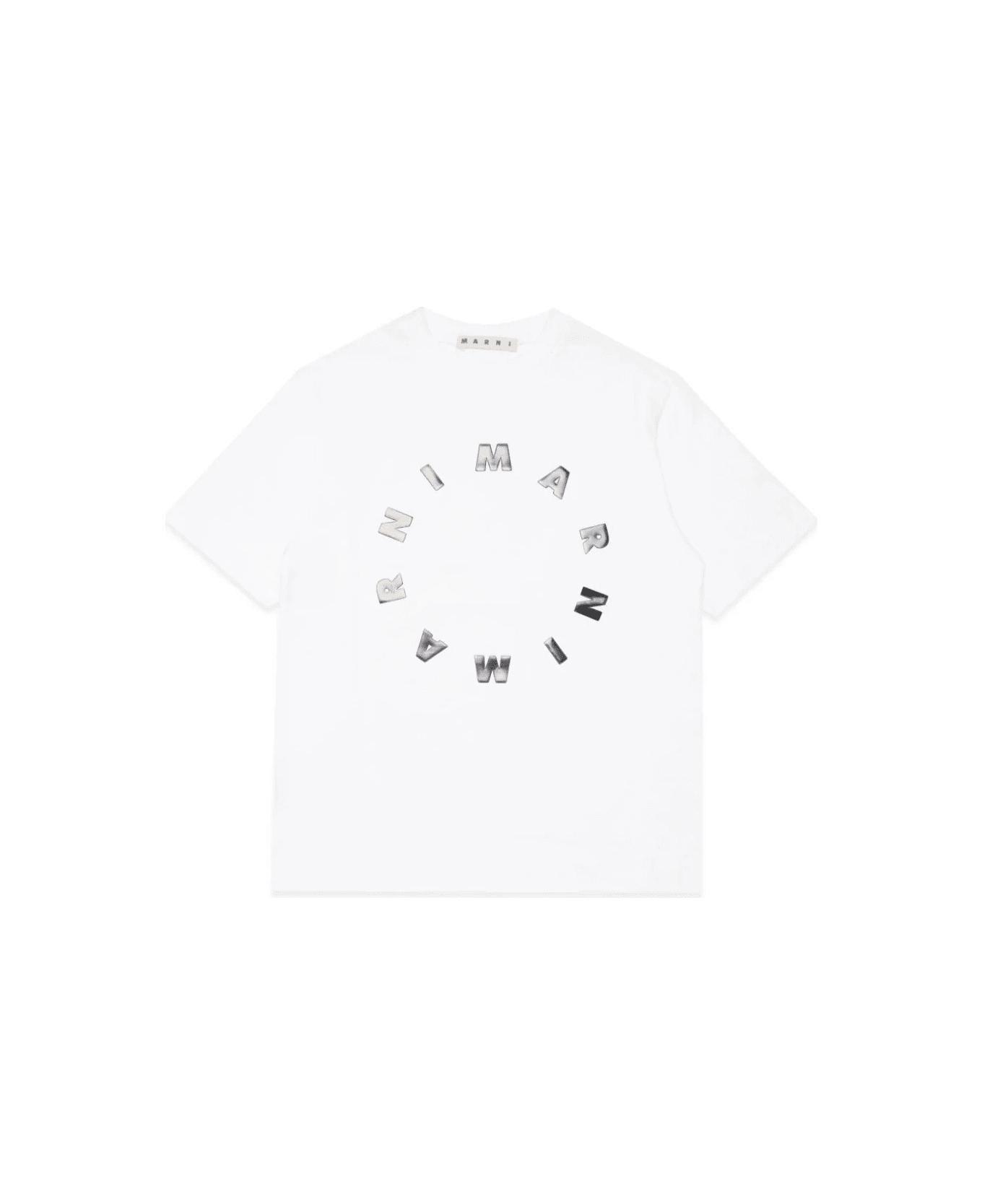 Marni T-shirt Con Logo - White