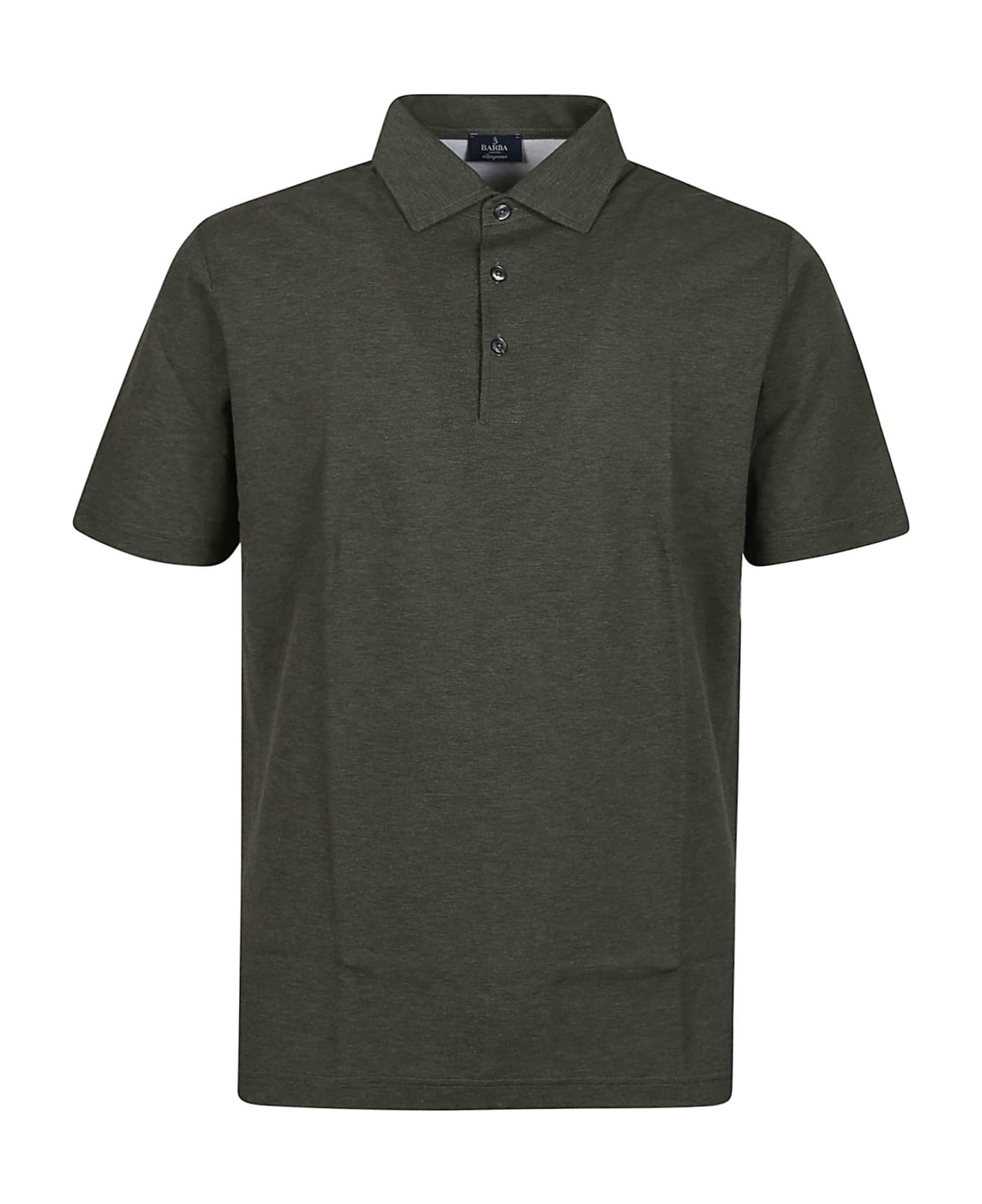 Barba Napoli Short Sleeve Polo Shirt - Verde