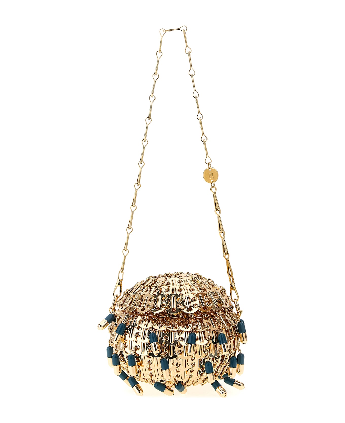 Paco Rabanne 
1969 Ball Pils
 Handbag - Gold