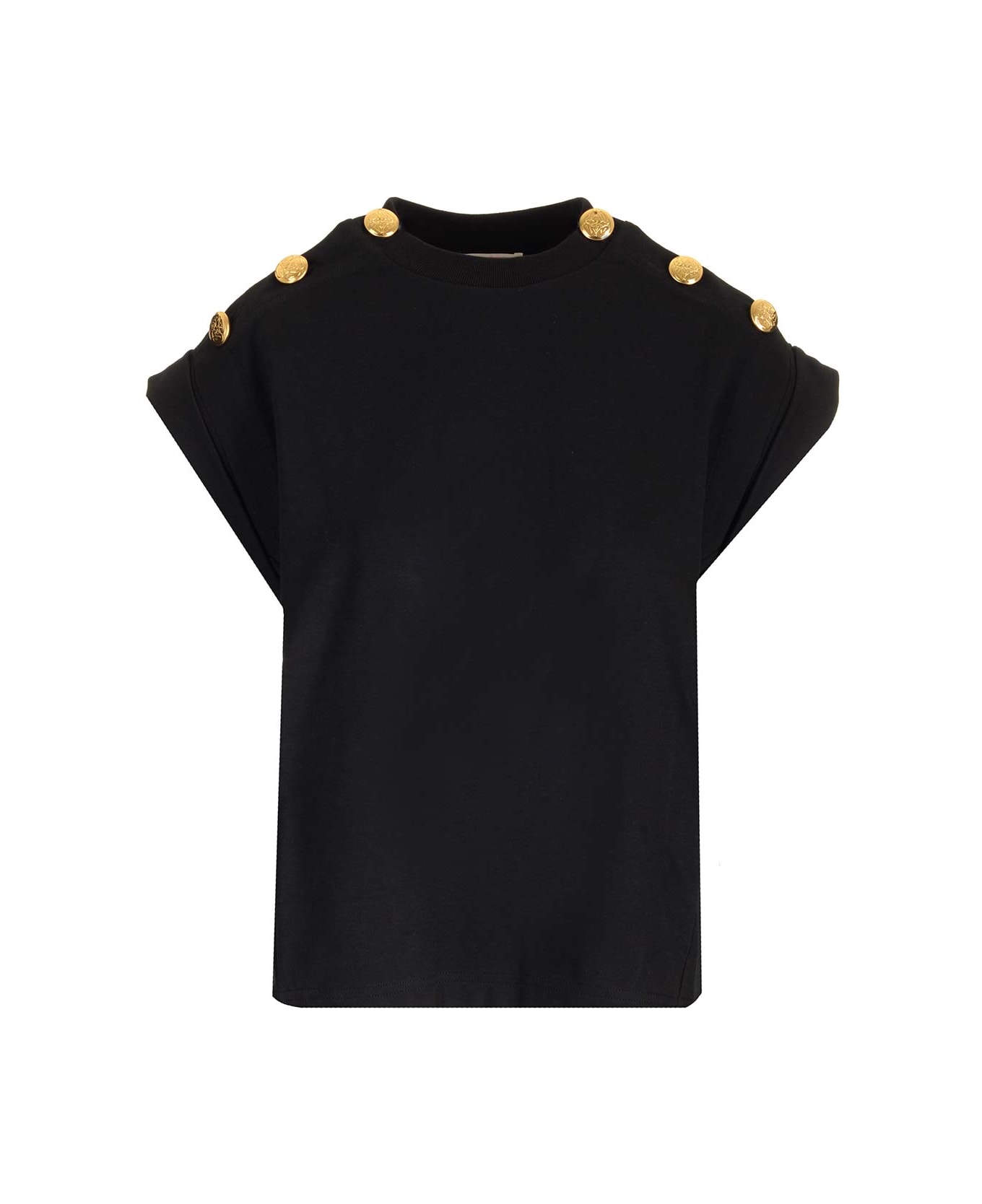Alexander McQueen Compact Jersey T-shirt - Black