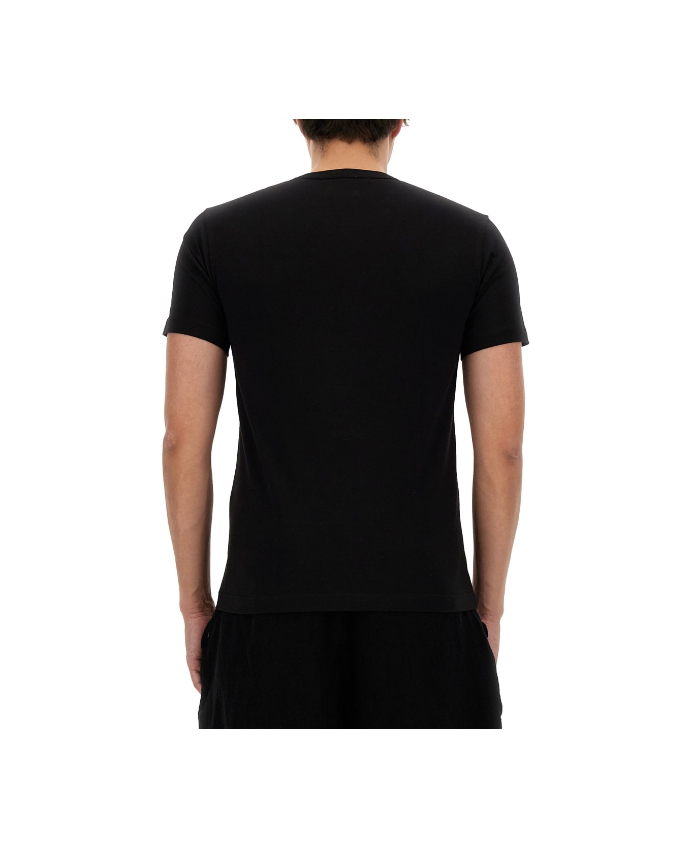 Comme des Garçons Shirt T-shirt With Logo T-Shirt - BLACK