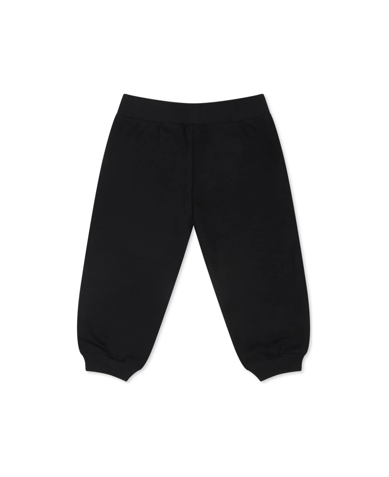 Moschino Pantalone Con Logo - Black