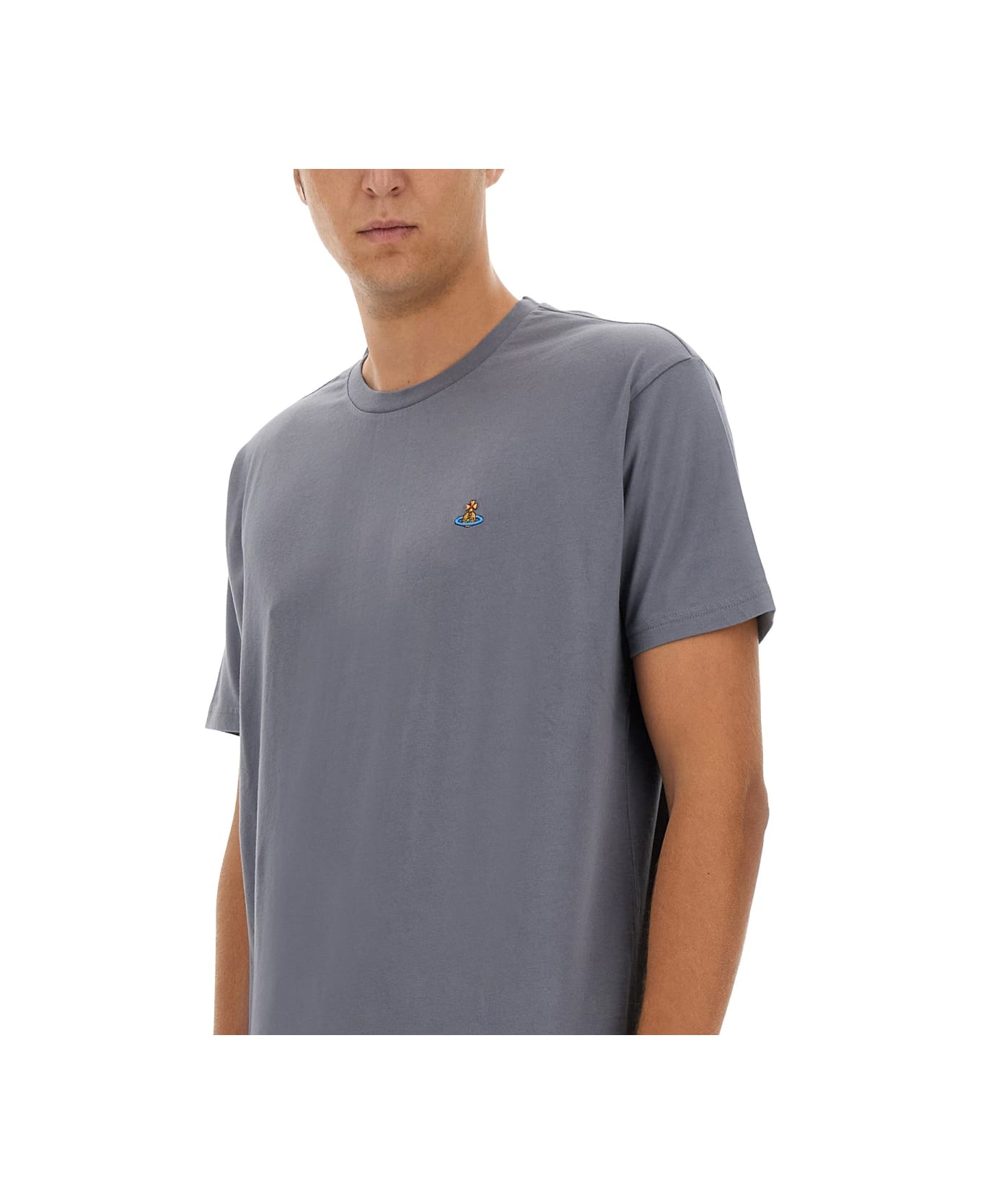 Vivienne Westwood T-shirt With Logo - GREY