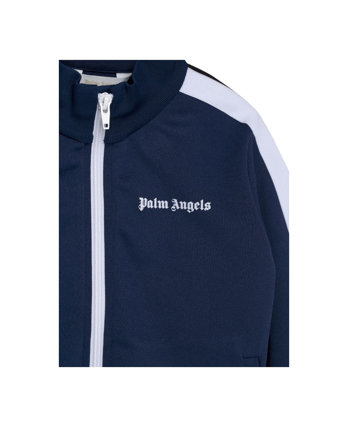 Palm Angels Giacca Sportiva Con Logo - BLUE