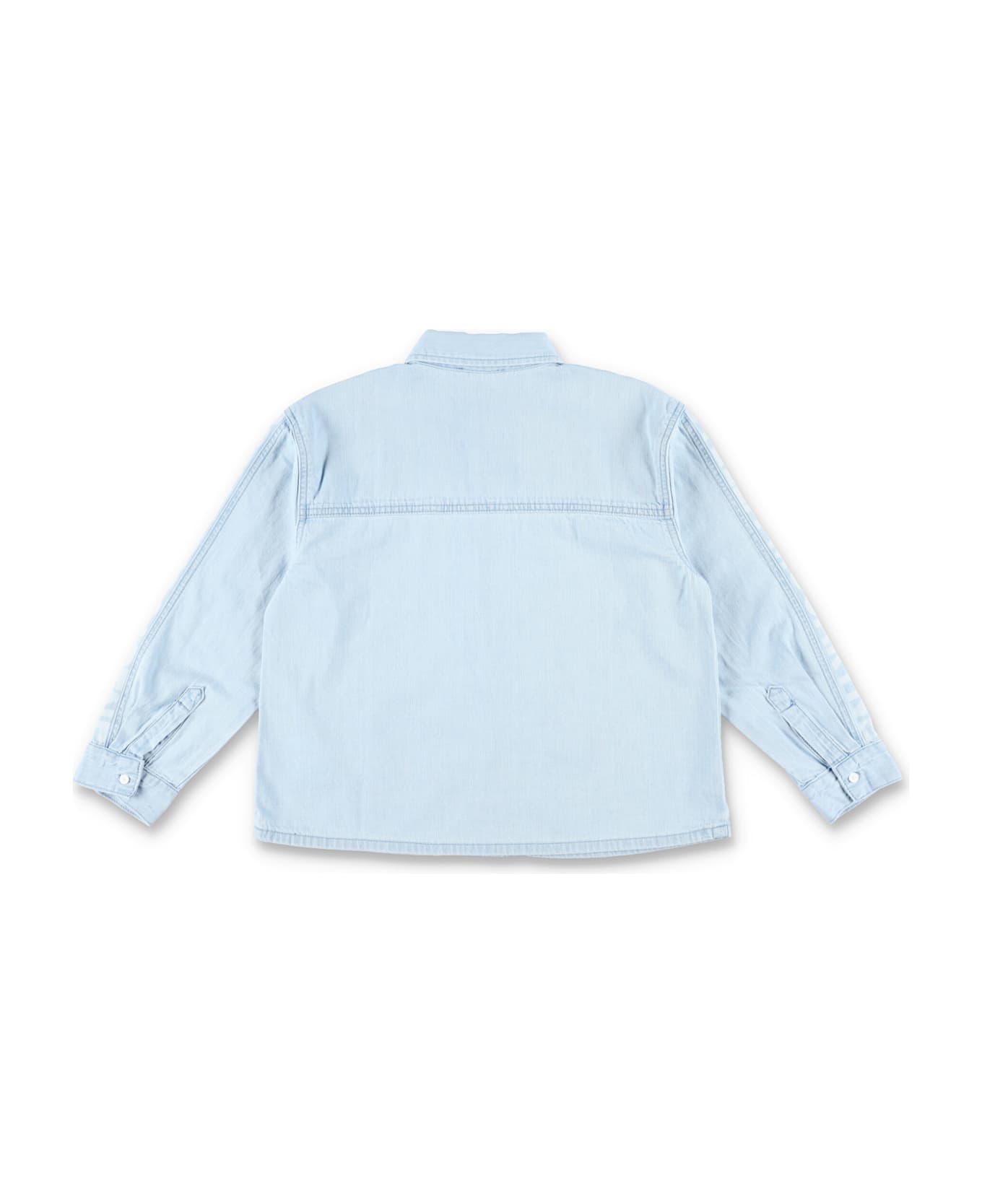 Stella McCartney Kids Kid - Branded Denim Shirt - DENIM