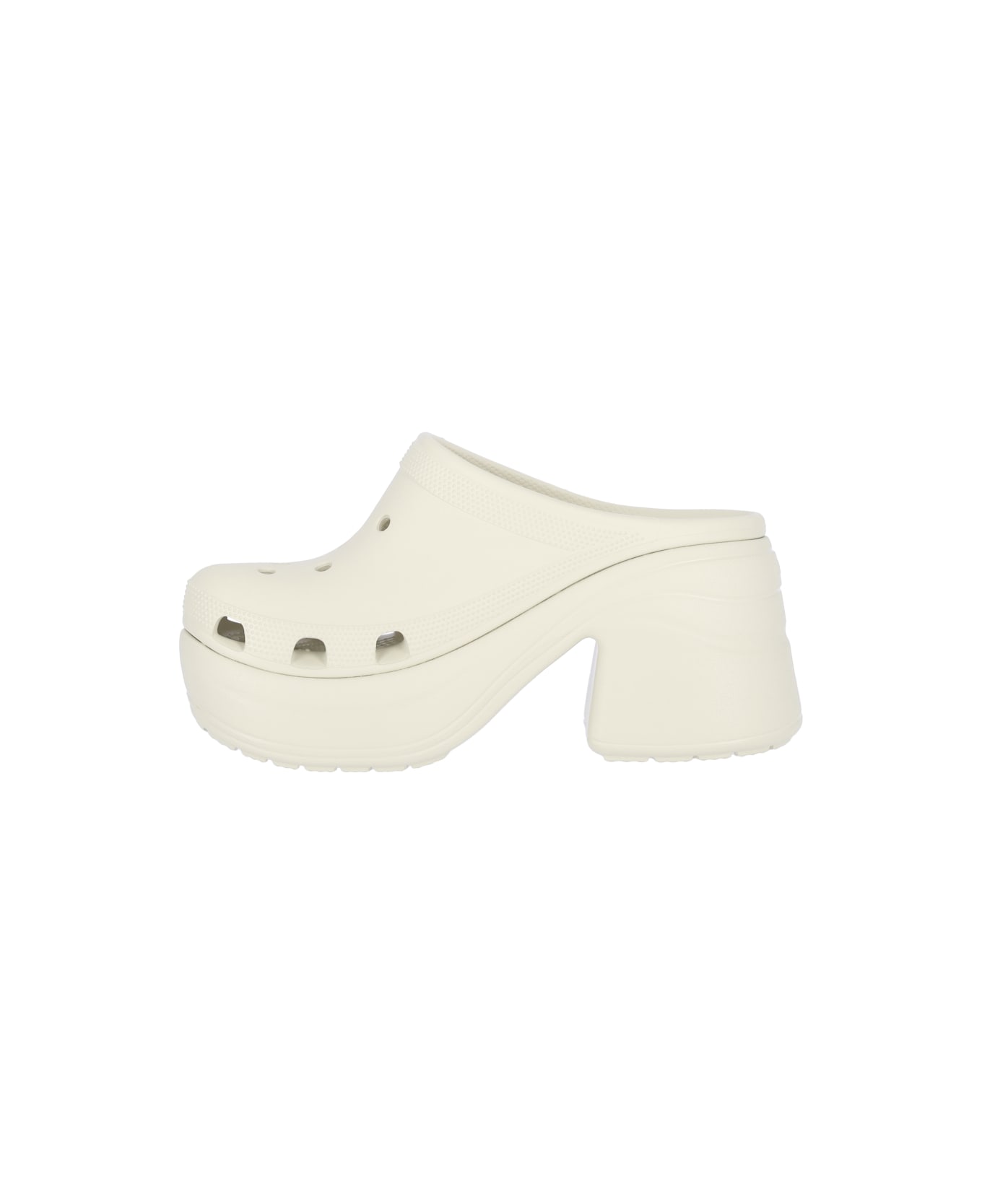Crocs Mules Platform "siren" - Cream