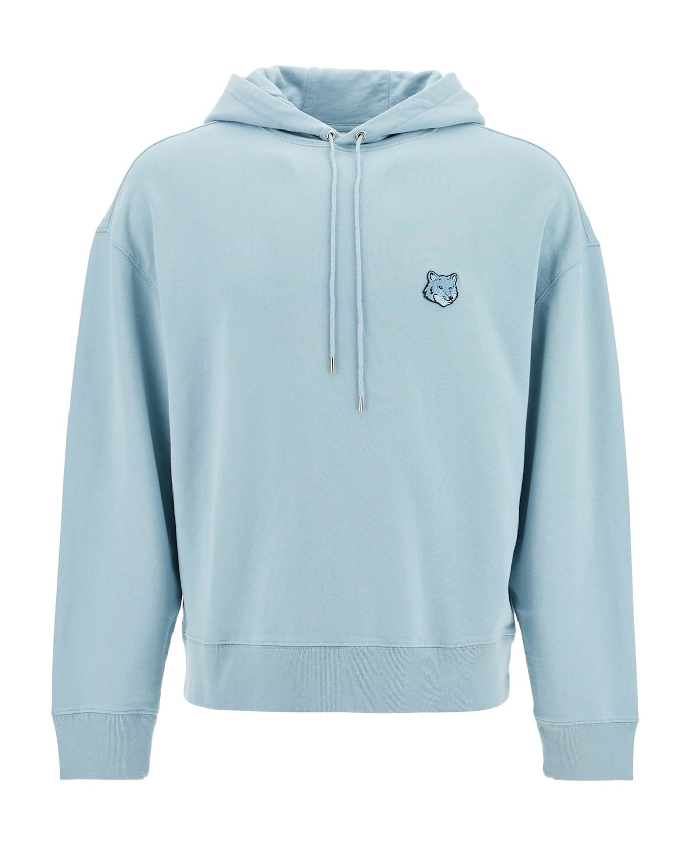 Maison Kitsuné Bold Fox Head Hooded Sweatshirt - PLACID (Light blue)