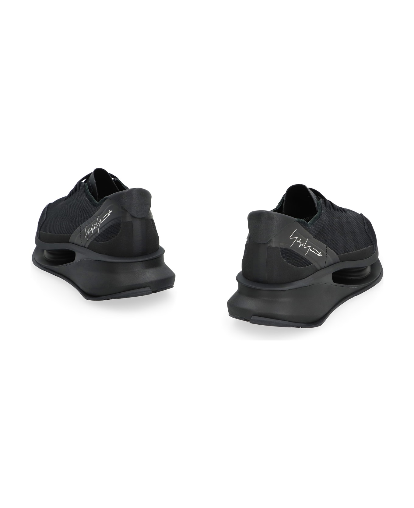 Y-3 's-gendo Run' Black Leather Mix Sneakers - black スニーカー